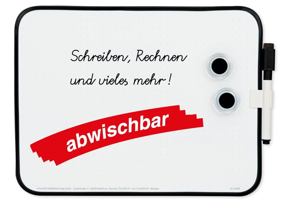 TimeTEX Memoboard Whiteboard A4-Plus, 4-tlg., doppelseitig, (4-tlg) günstig online kaufen