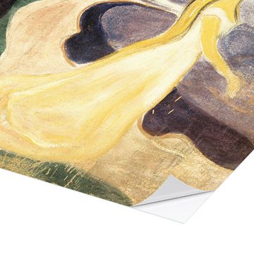 Posterlounge Wandfolie Edvard Munch, Loslösung, Malerei