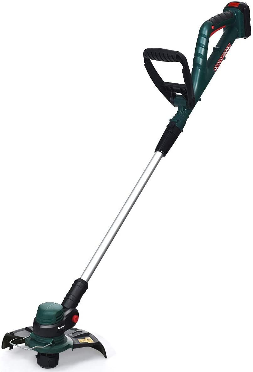 COSTWAY Multifunktionstrimmer Rasentrimmer, mit Akku und Ladegerät