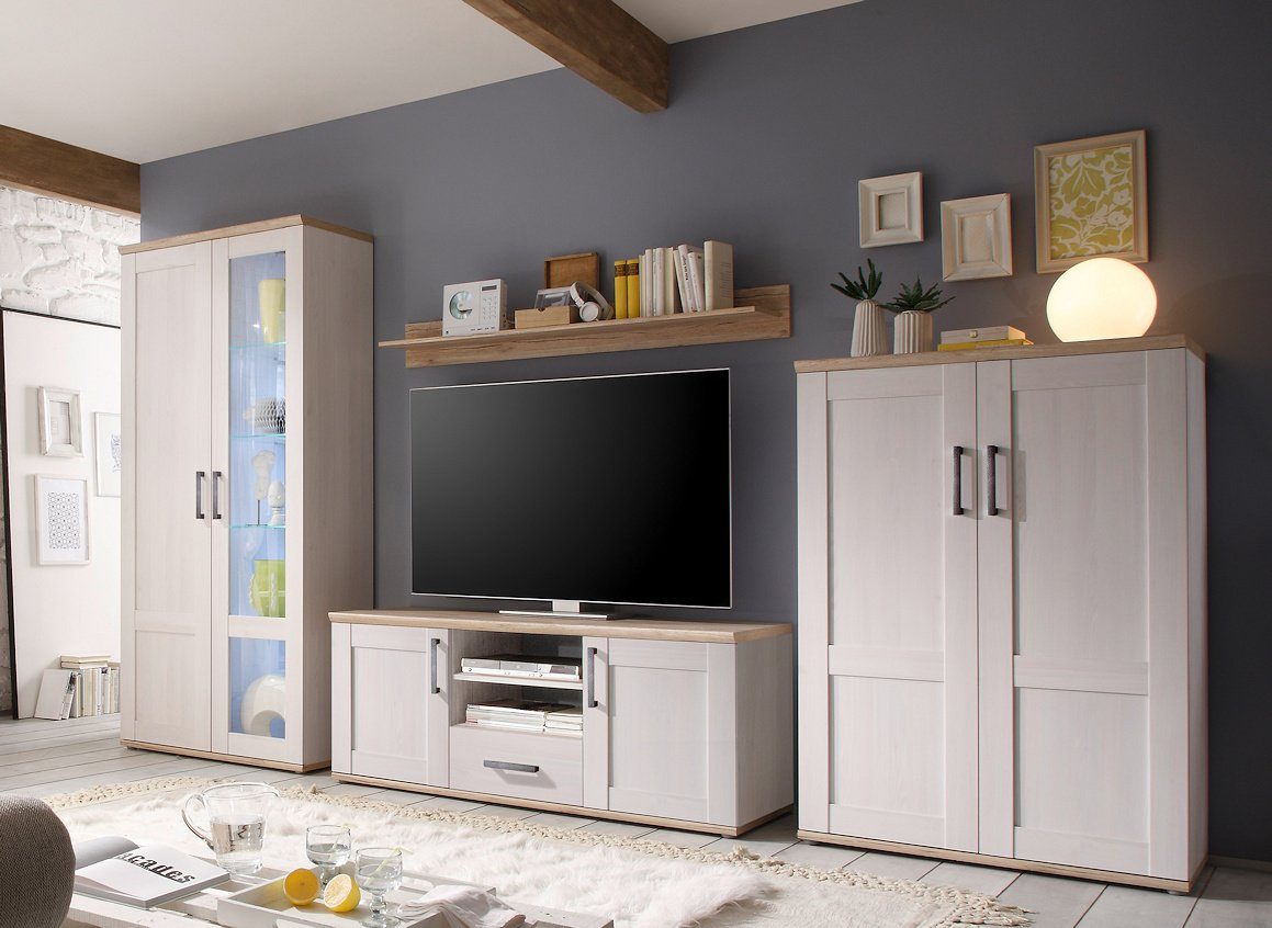 Wohnidee im Wohnzimmer umgesetzt: Orac Lichtleiste kombiniert mit glatter  Marmorputz-Wand im Steinlook.