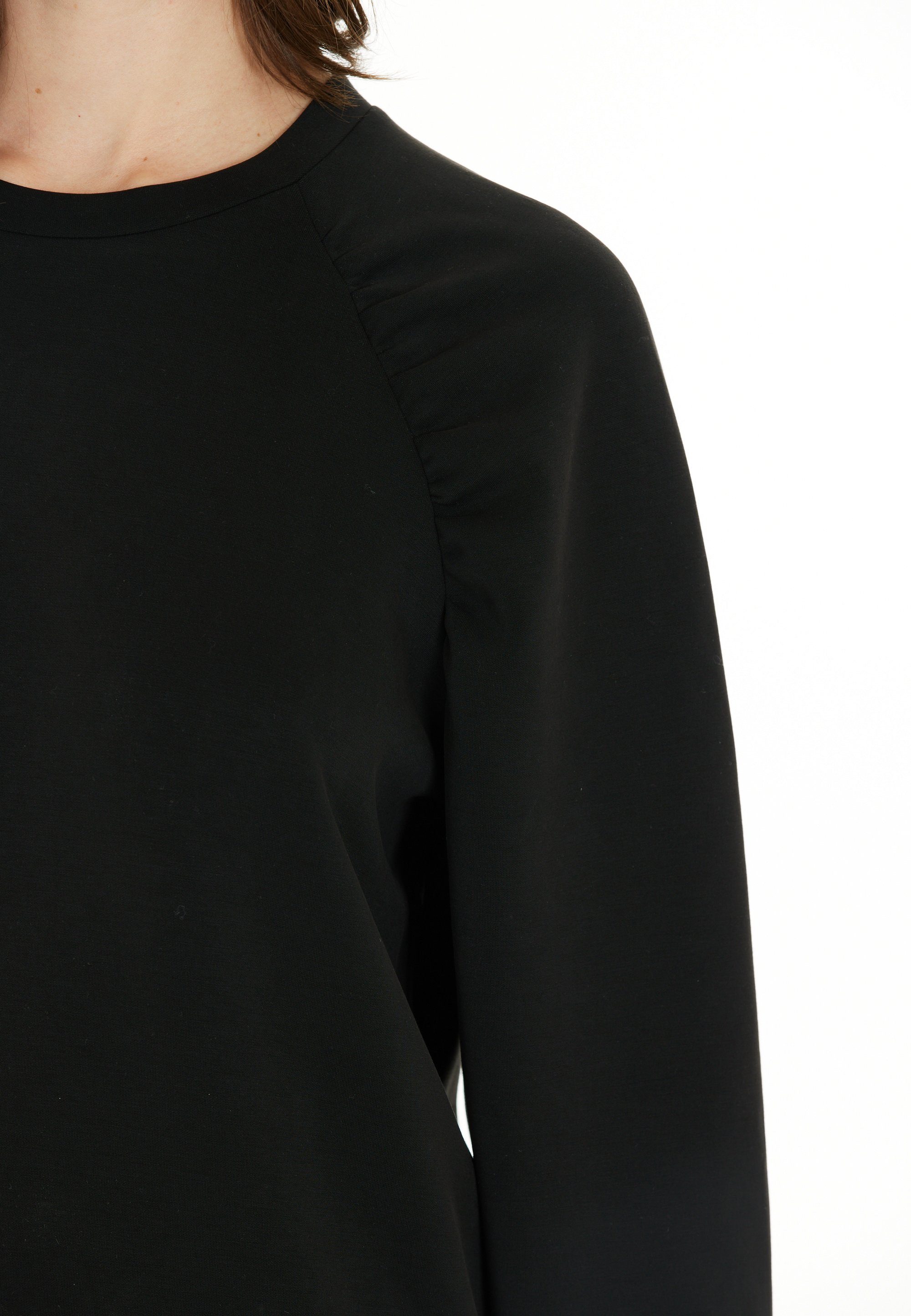 schlichtem ATHLECIA Design in schwarz Sweatshirt Jillnana