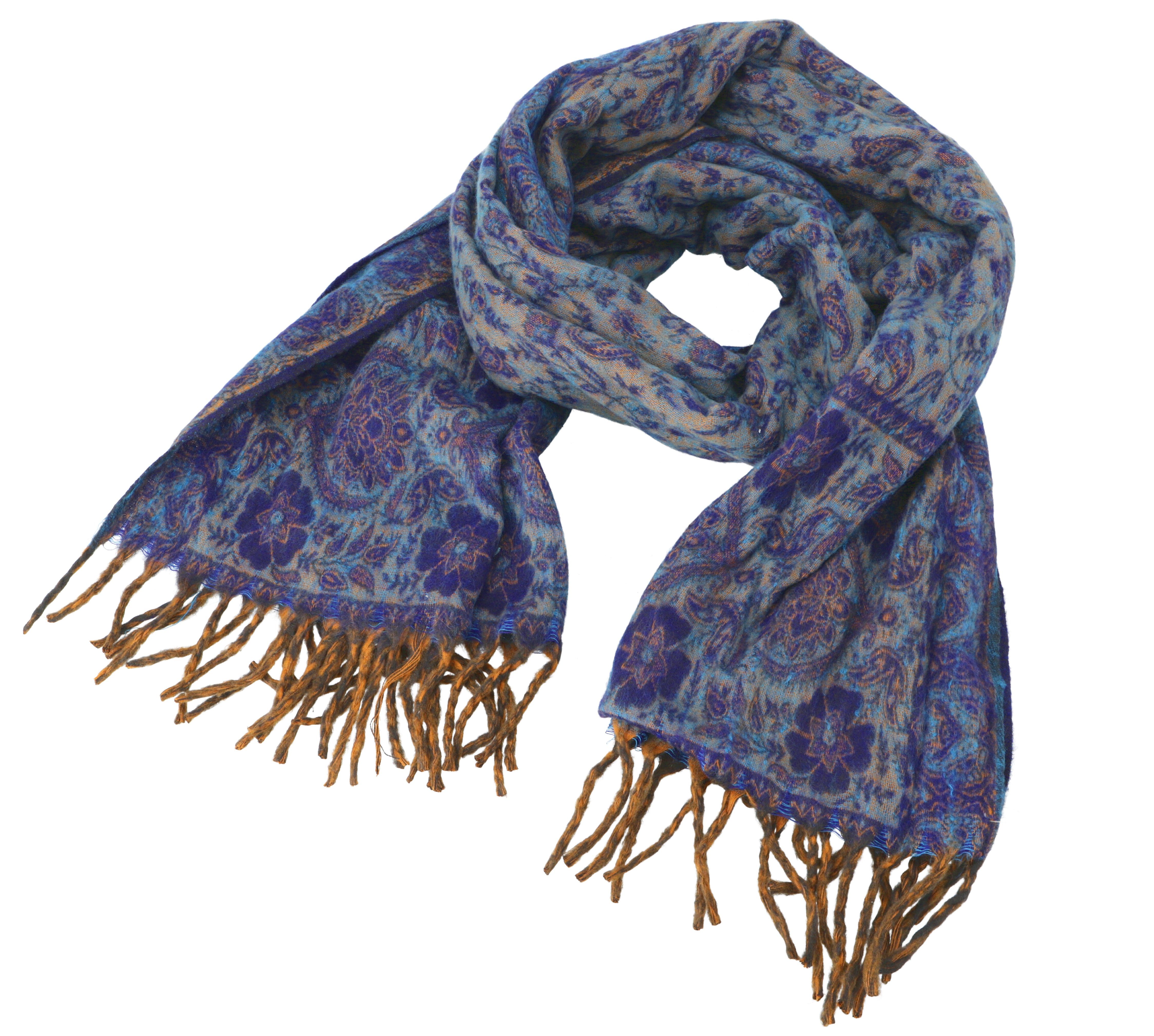 Guru-Shop Halstuch Weicher Schal Stola mit Paisley Muster -.. günstig online kaufen