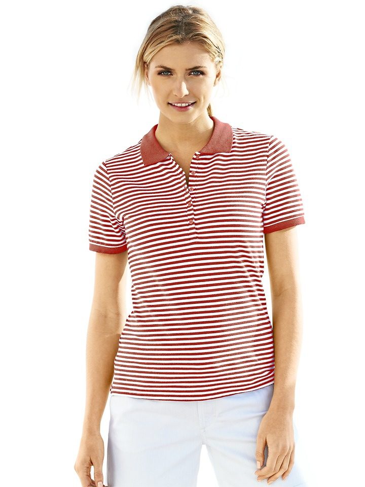 Geringelt Heine Casual Kaufen Poloshirt Online xQdChsrt