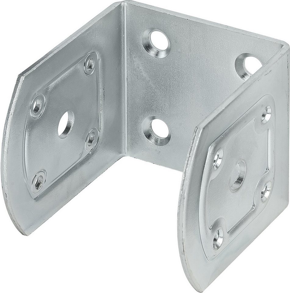 Thumbnail - Vormann Zaun-Eckverbinder Vormann Trennwandhalter verzinkt 71 x 70 x 80 mm