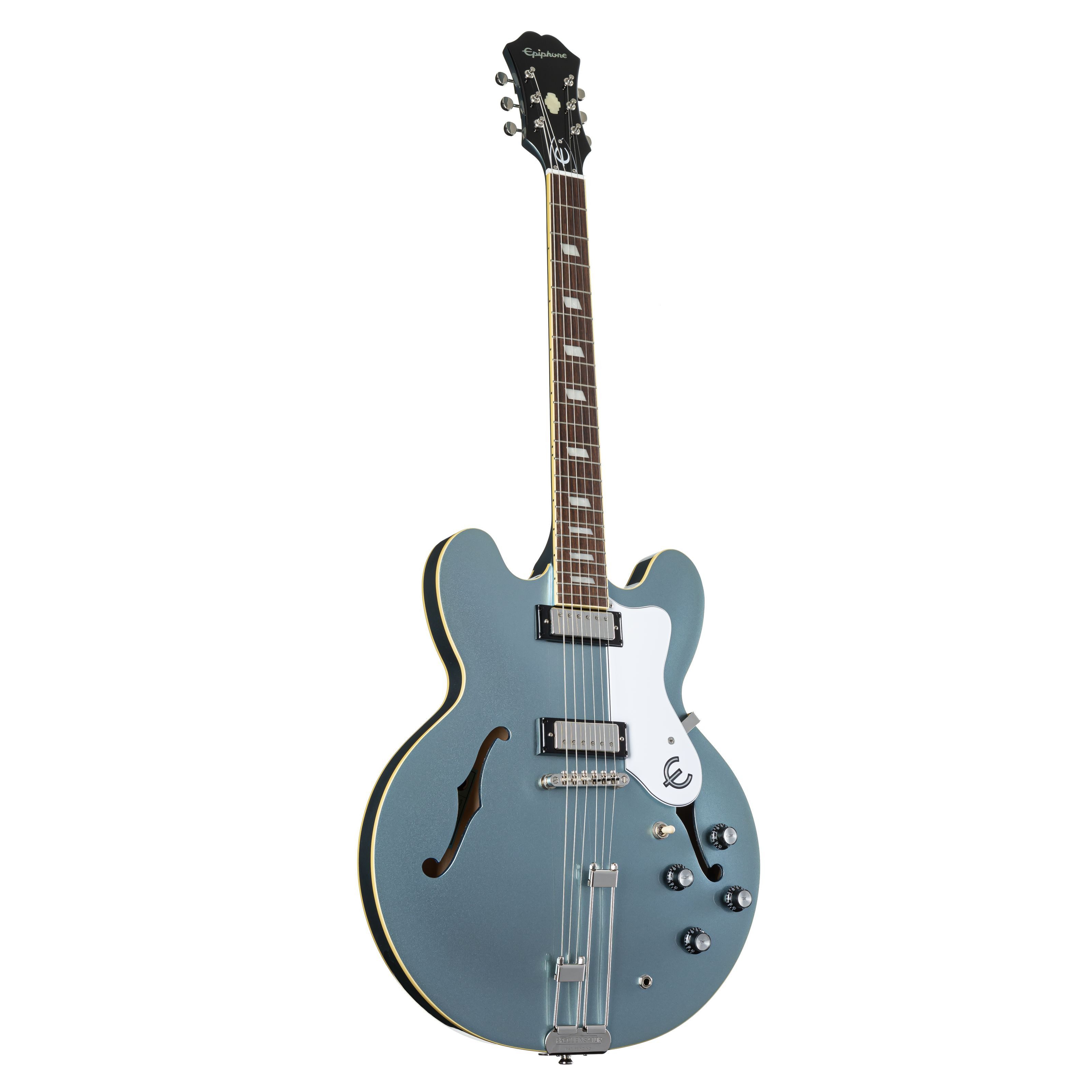 Epiphone Halbakustik-Gitarre, Riviera Pelham Blue - Halbakustik Gitarre