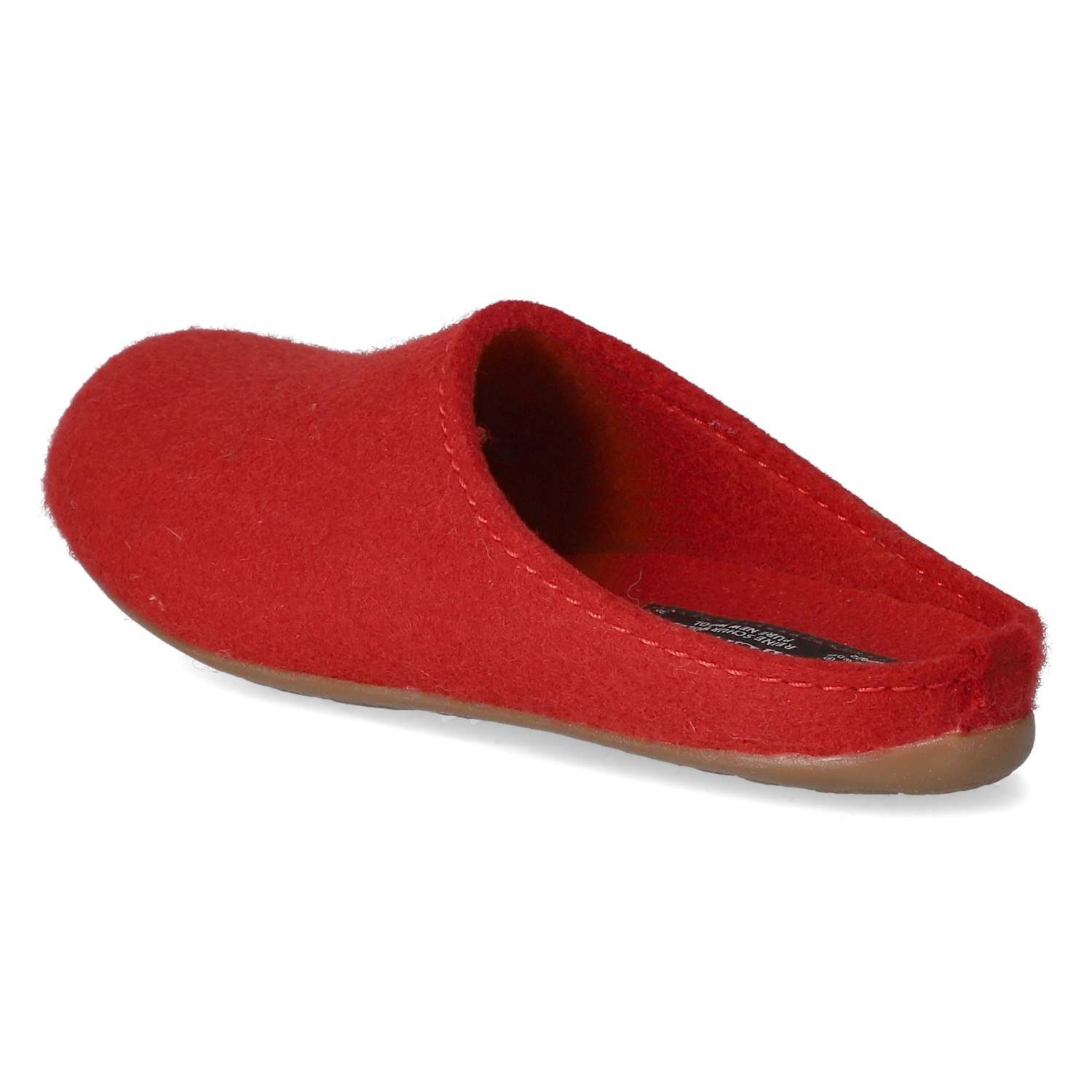 Haflinger Haflinger 481024-11 Damen Textil rot Pantolette