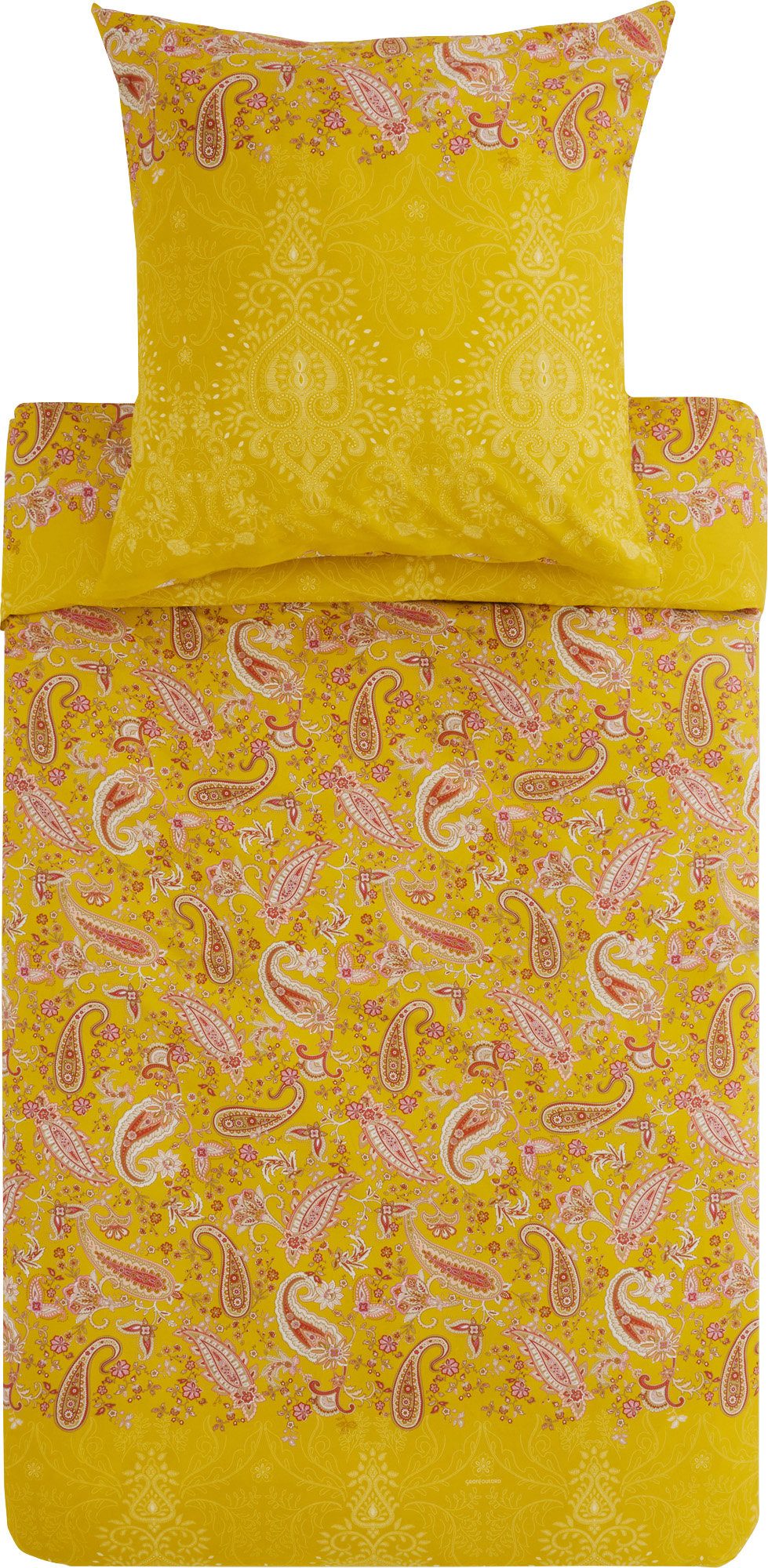 Bassetti Bettwäsche Bettwäsche "Monnalisa", Mako-Satin, Paisley