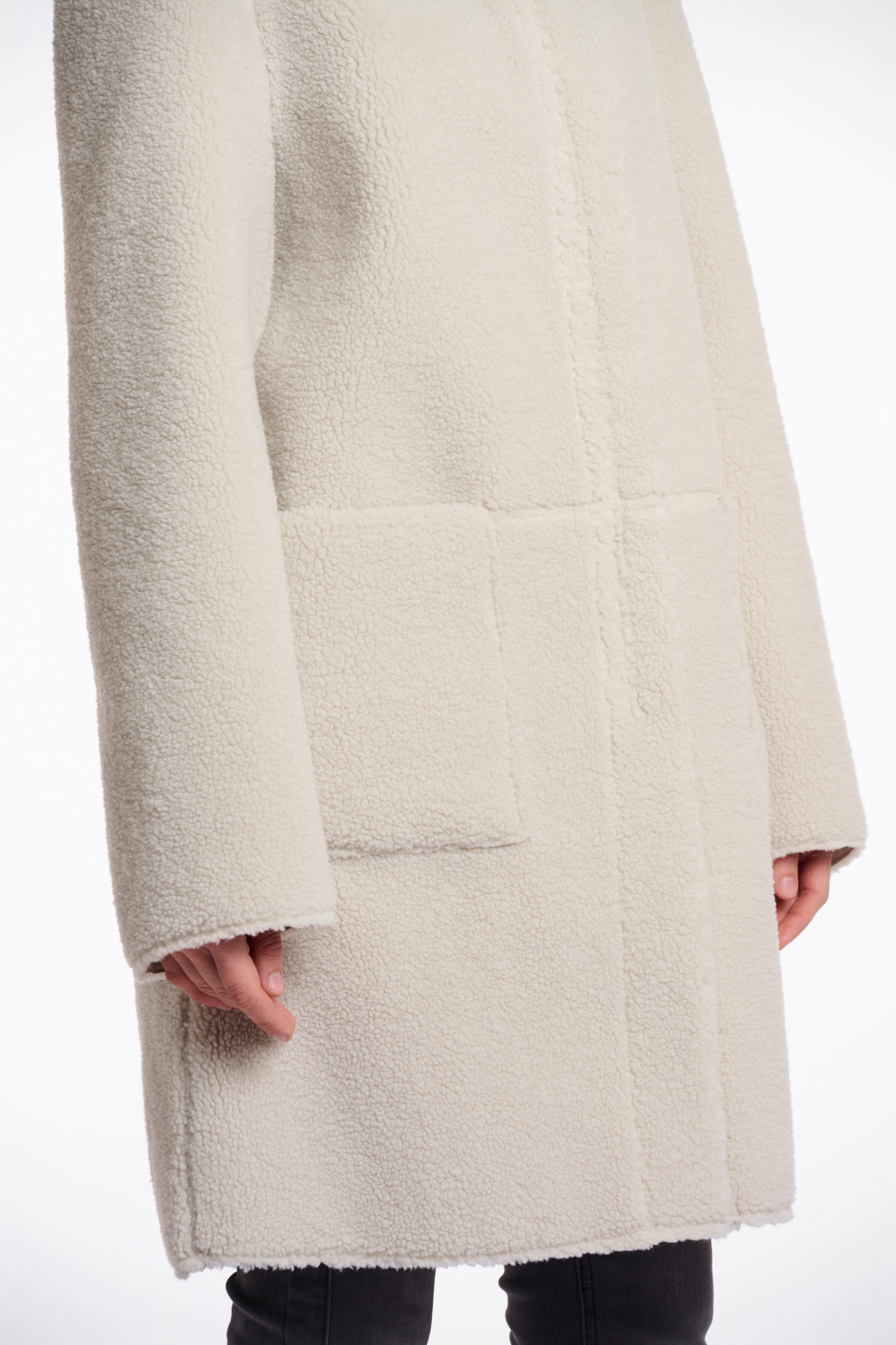 Rino & Pelle Kurzmantel ALINA mit Kunstleder-Details günstig online kaufen