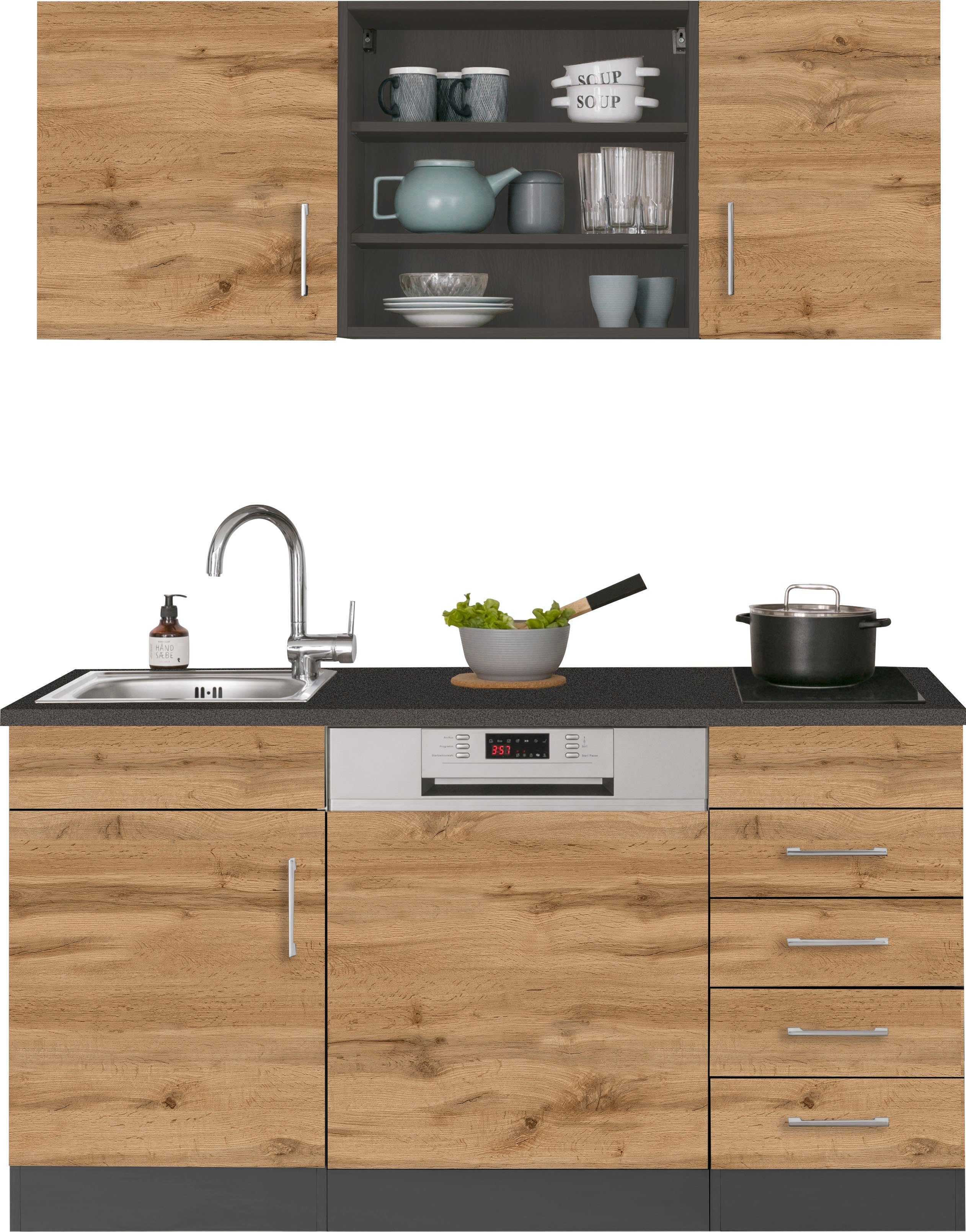 KOCHSTATION Pantryküche KS-Mali, Breite 150 cm, günstig online kaufen