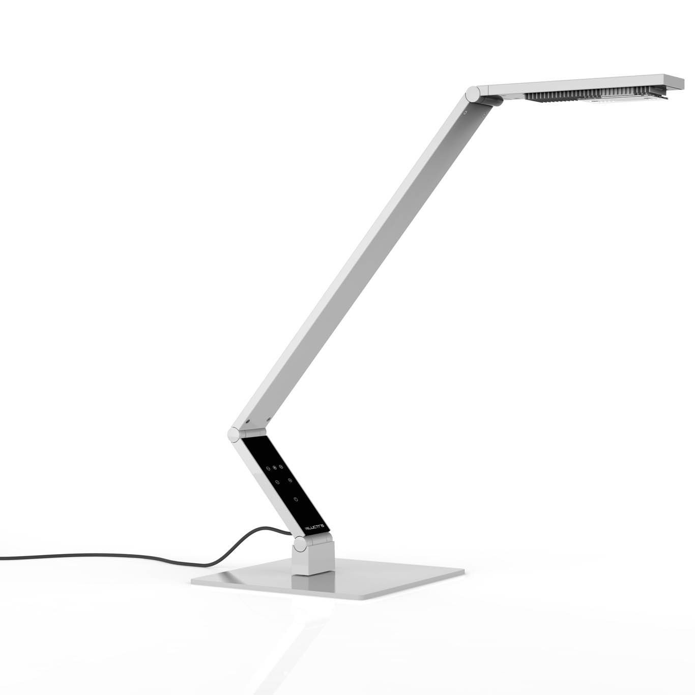 LUCTRA Tischleuchte Schreibtischlampe, LINEAR LED Table Licht TABLE BASE, Base Linear weiß biologisch wirksames