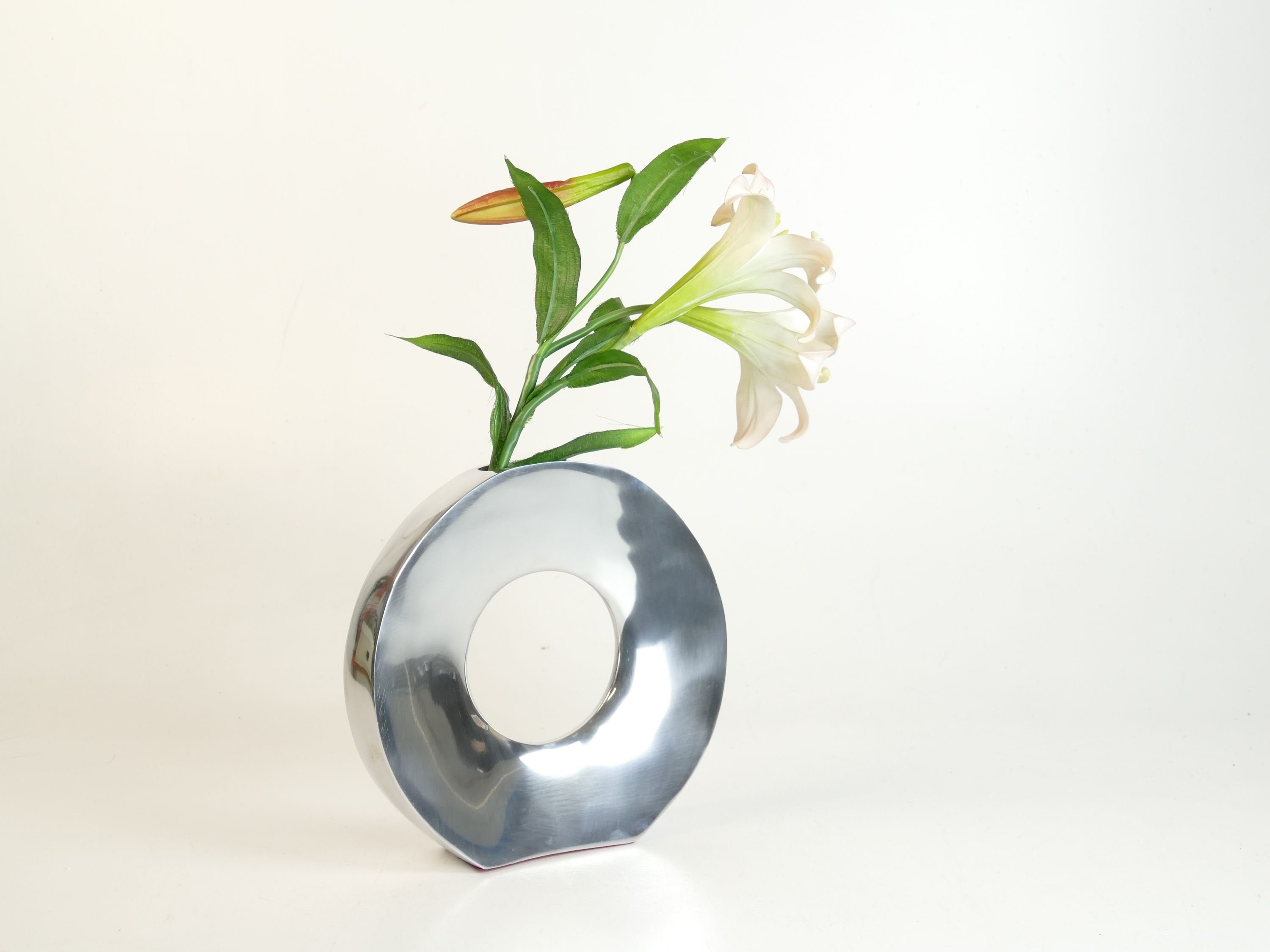 ARTRA Tischvase Aluminum Vase "Rund" (Größe: günstig online kaufen