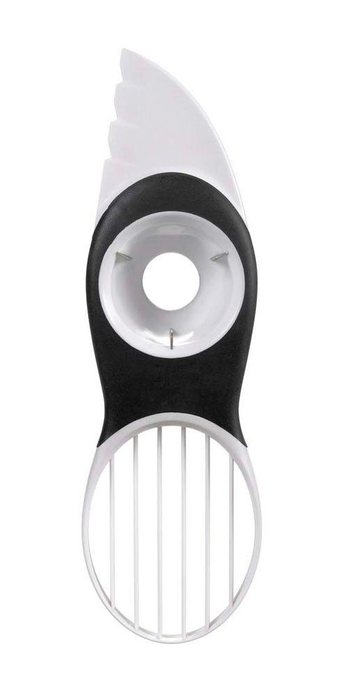 OXO Good Grips Obstschneider 3-in-1-Avocadoschneider, (1-tlg), zum Teilen, Entkernen und Schneiden von Avocados