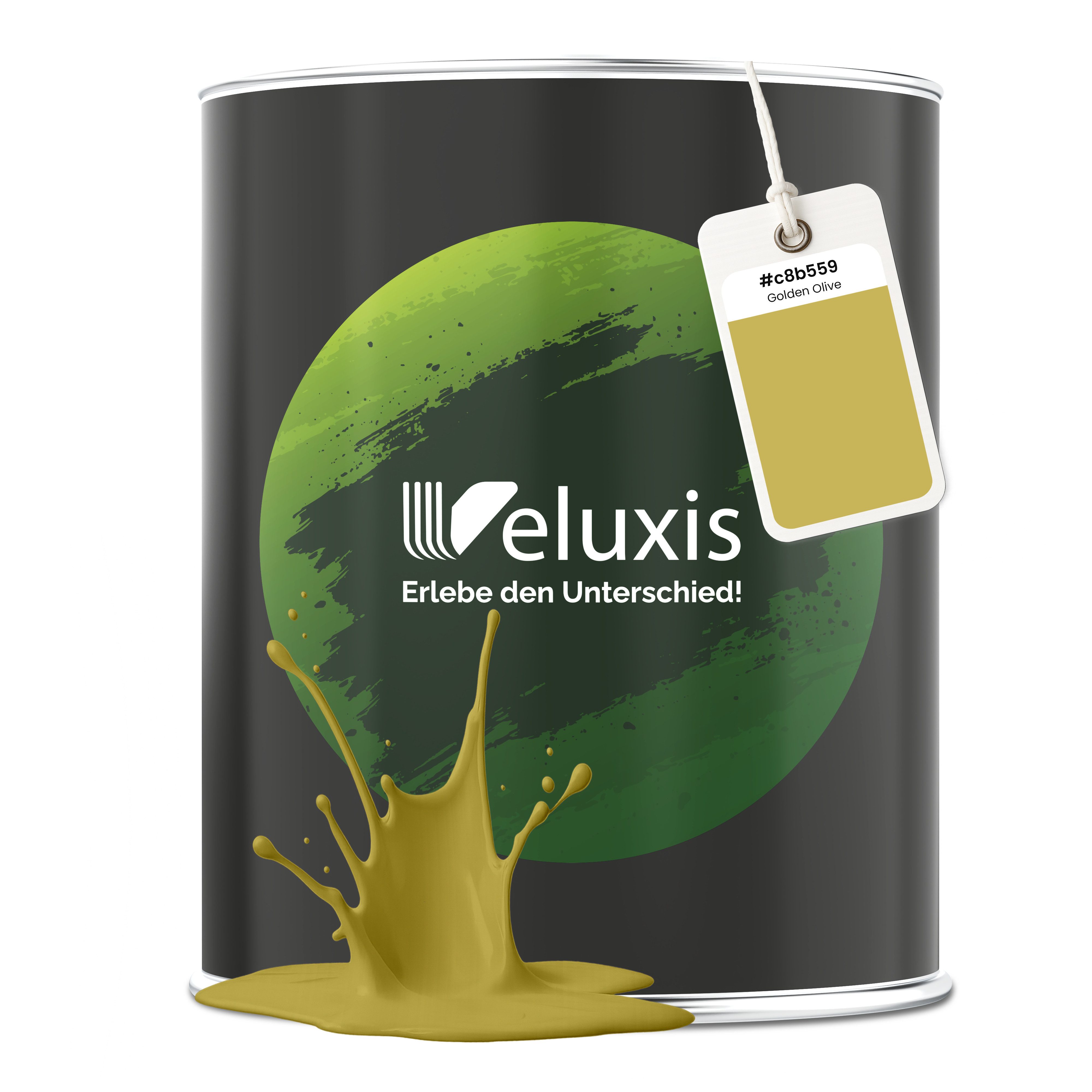 Veluxis Wandfarbe Veluxis® Edle Wandfarbe, für den Innenraum - Deckkraft-Klasse 1, Streifenfrei & tropfarm