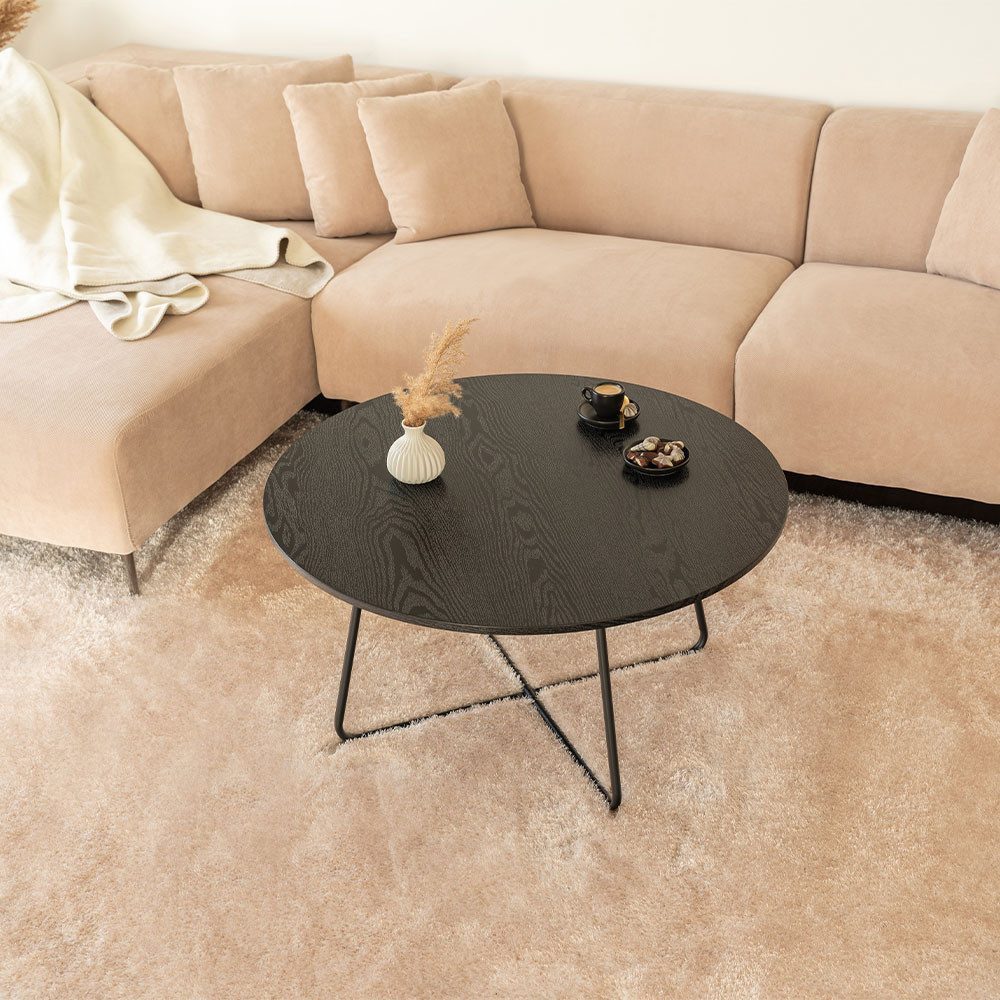 HOME DELUXE Couchtisch rund NOVARA - 88 x 47 cm, Sofatisch, Wohnzimmertisch, Wohnzimmer – Bild 3 von 4