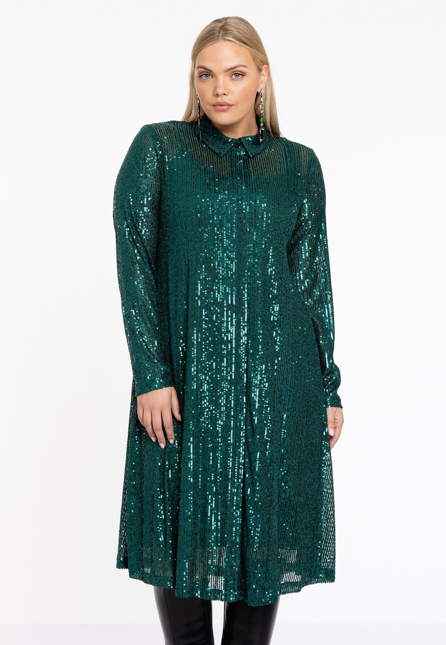 Yoek A-Linien-Kleid Große Größen