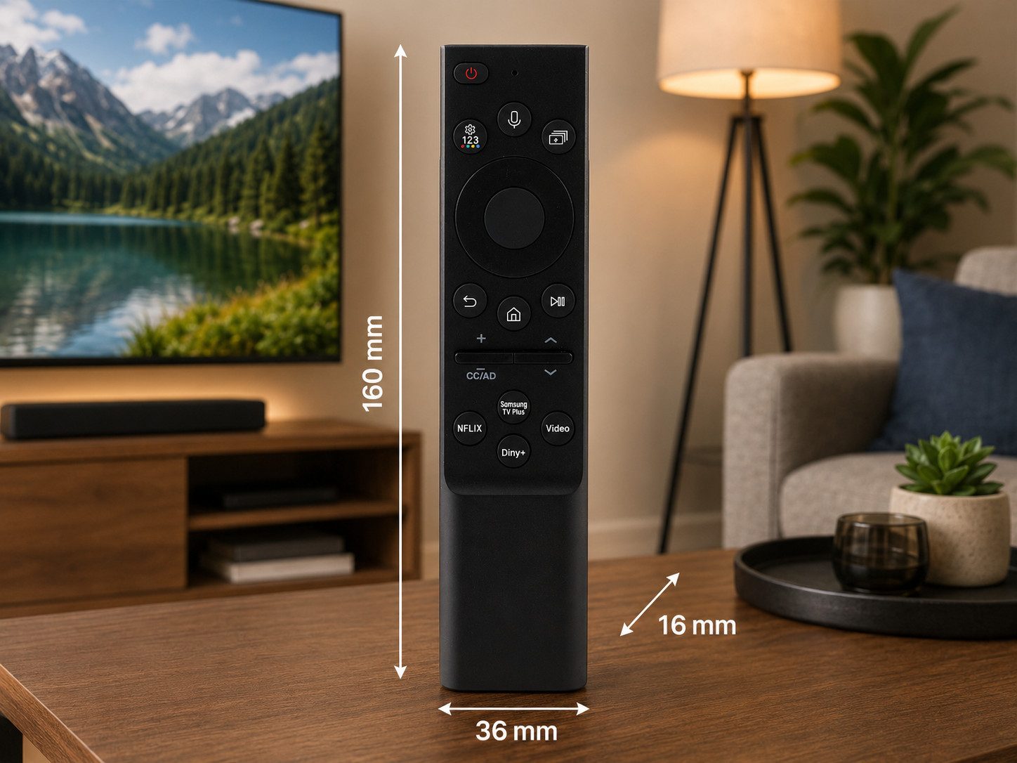 azurano Ersatz für SAMSUNG BN59-01385B TM2280E Universal-Smart-TV-Fernbedienung – Bild 3 von 5