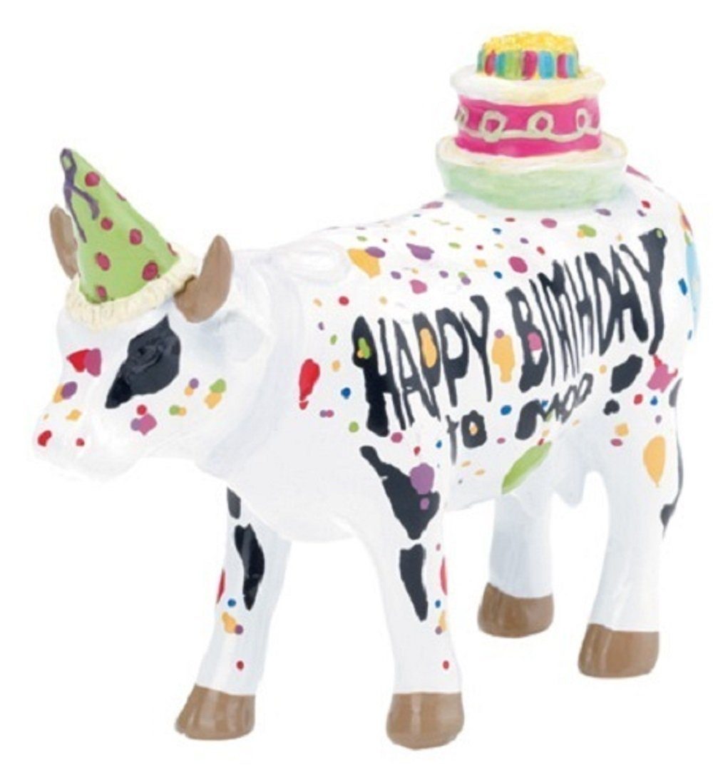 Birthday Small - CowParade Moo Kuh Cowparade Tierfigur to Happy