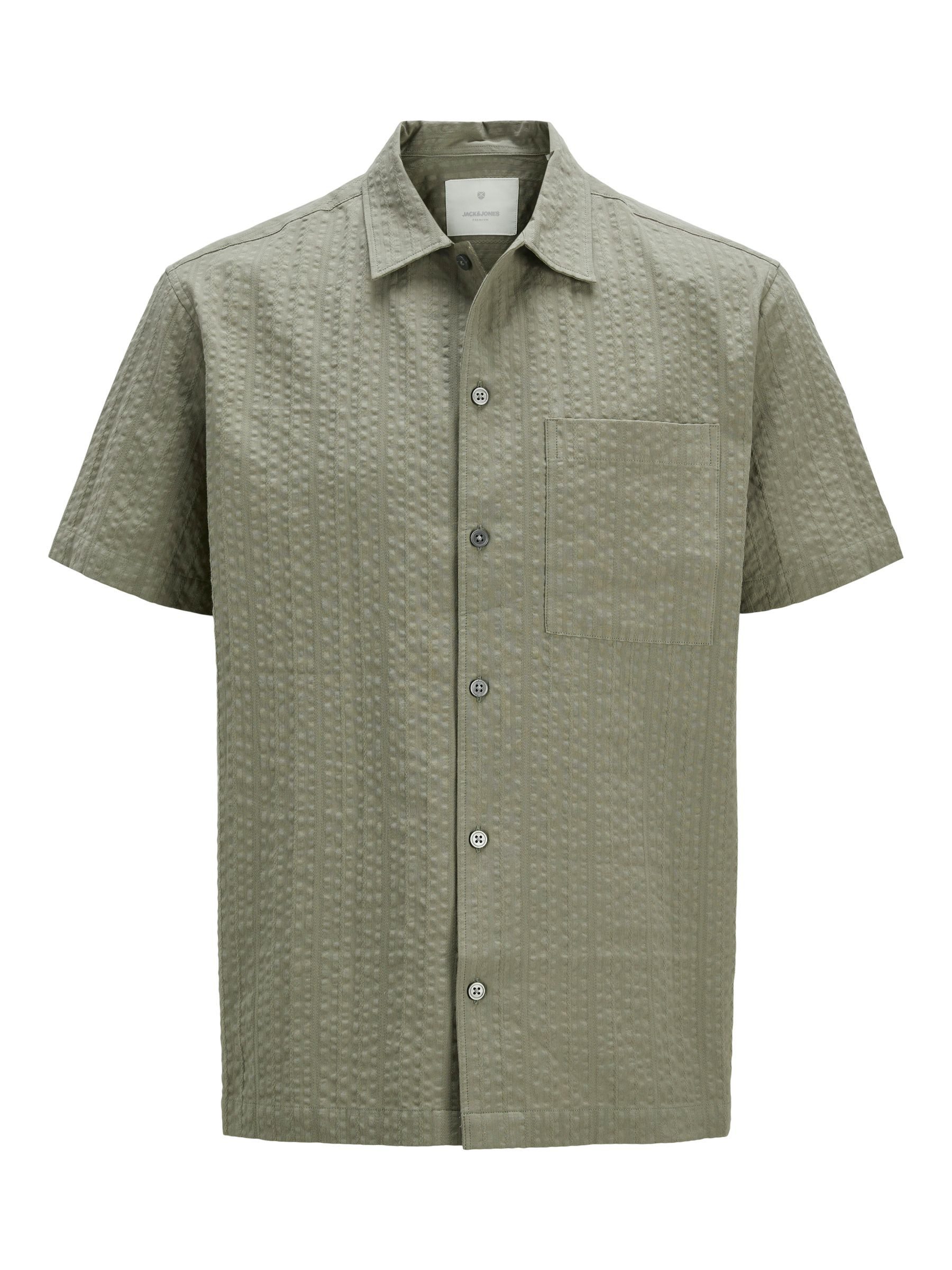 Jack & Jones Kurzarmhemd Kubisches Muster, günstig online kaufen