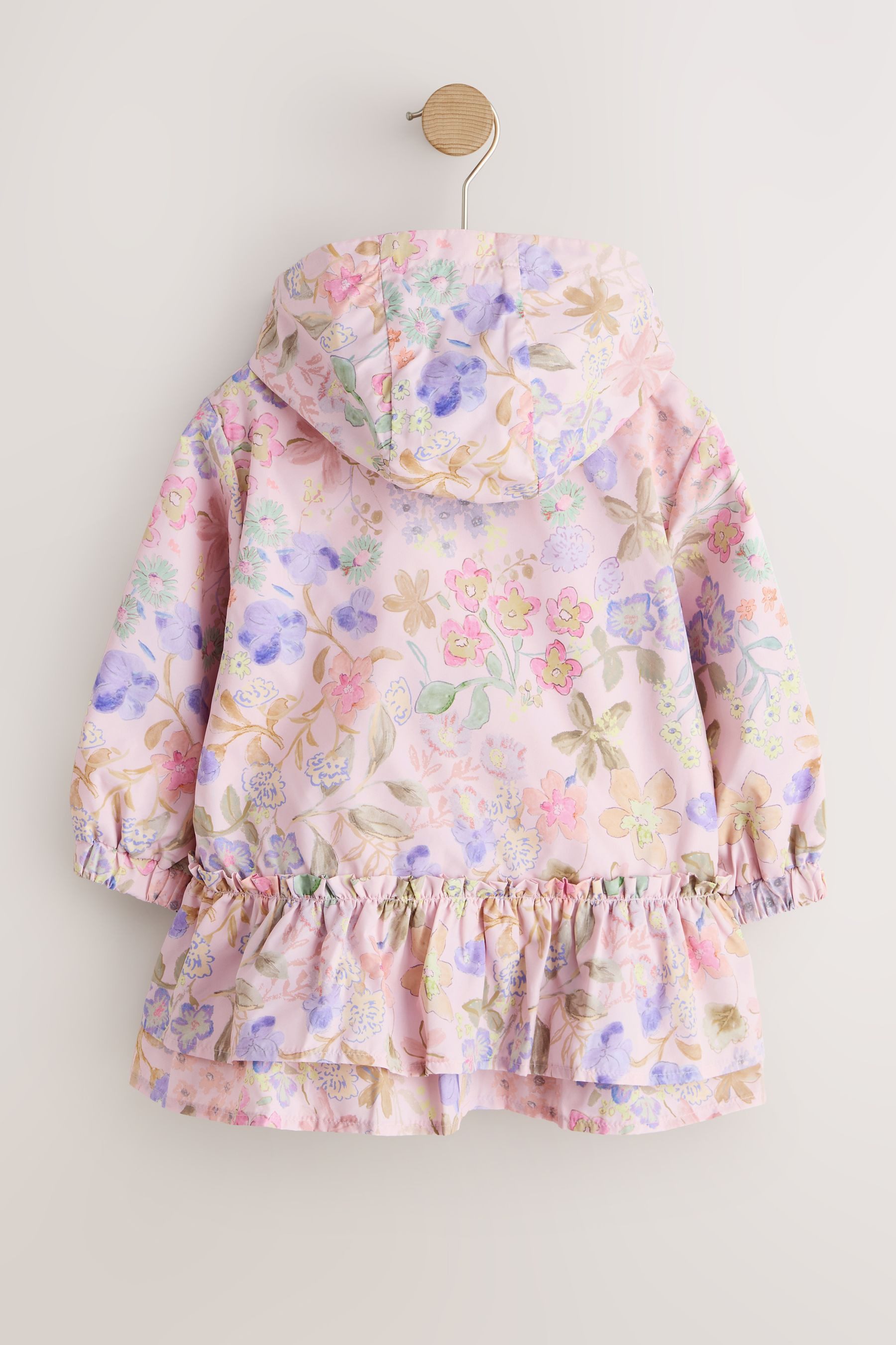 Next Regenjacke Wasserabweisende Cagoule-Jacke mit Print (1-St)