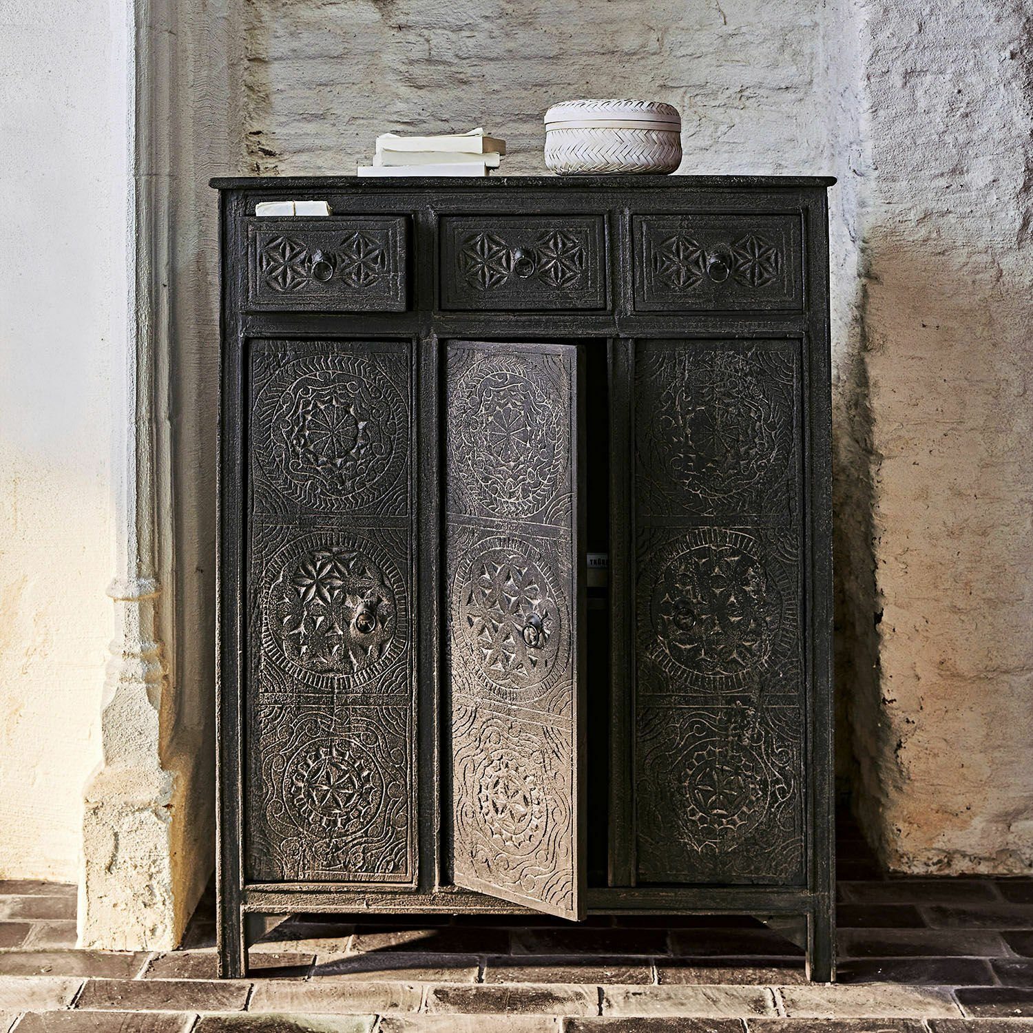 Mirabeau Kommode Kommode Dakota antikschwarz