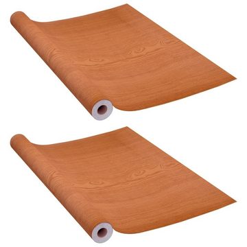 Fensterfolie Selbstklebende Türfolien 2 Stk. Helle Eiche 210 x 90 cm PVC, vidaXL