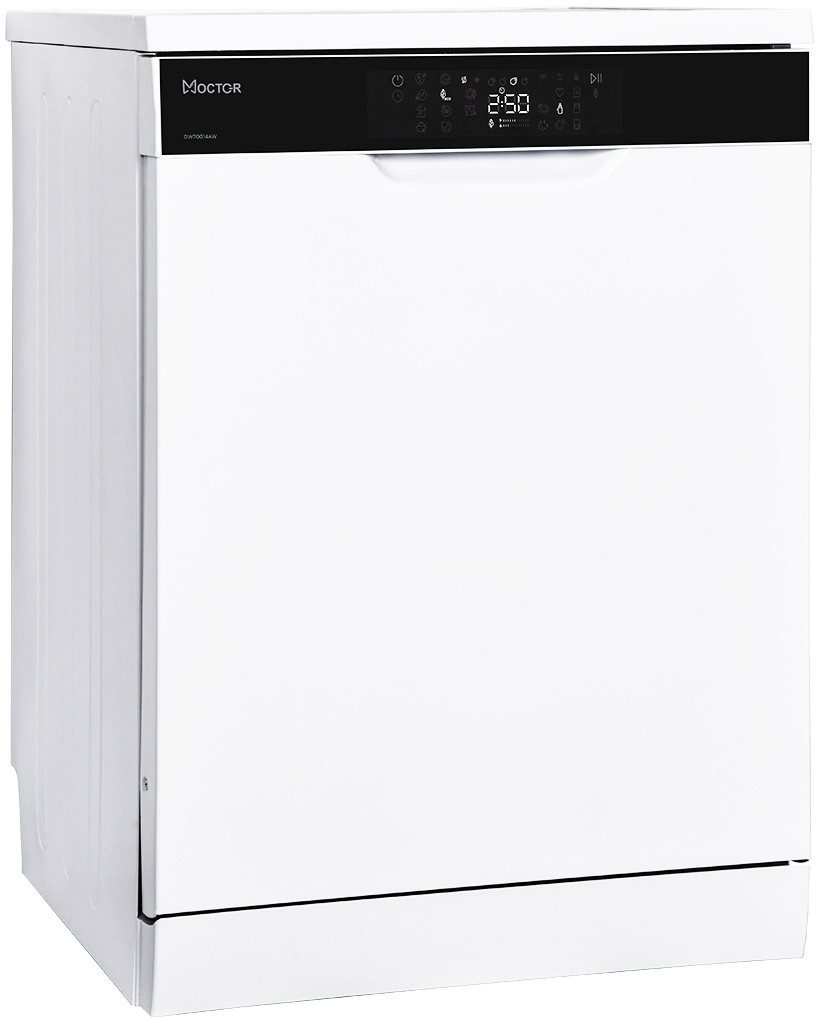 MOCTOR Standgeschirrspüler Serie 9 DW70014AW, 14 Maßgedecke, Auto Door, 10 Programme, Aquastop, Moctor App