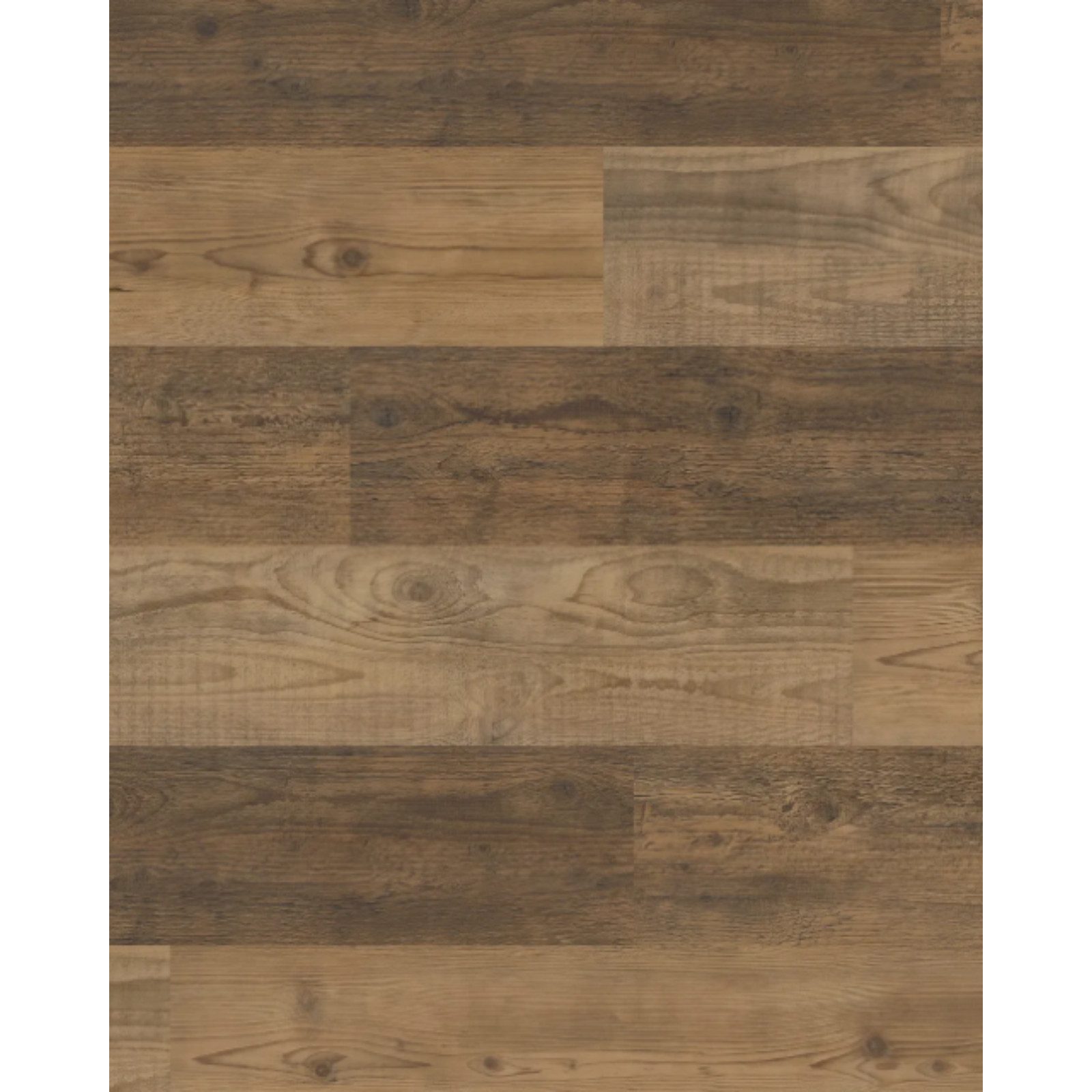 HORI Виниловый ламинат HORI Klick-Hartvinylboden Kiefer, Boden für Wohnräume Trittschall, Landhausdiele, HDF Lahn, XXL Bodenbelag, Paket, 6 Stück pro Paket, Leicht zu installieren, geräuschdämpfend und feuchtigkeitsbeständig.