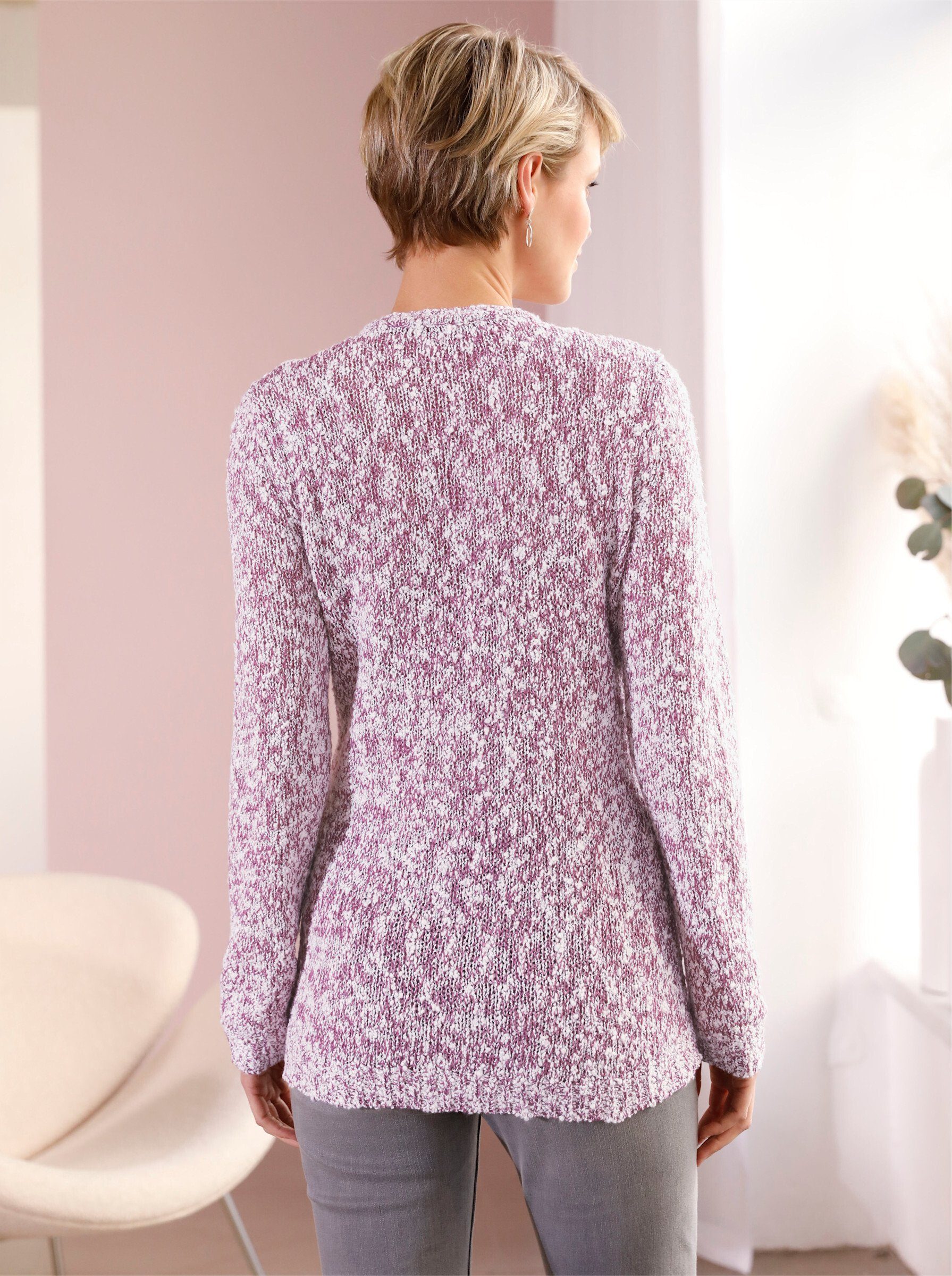 Sieh an! Strickpullover Rundhalspullover günstig online kaufen