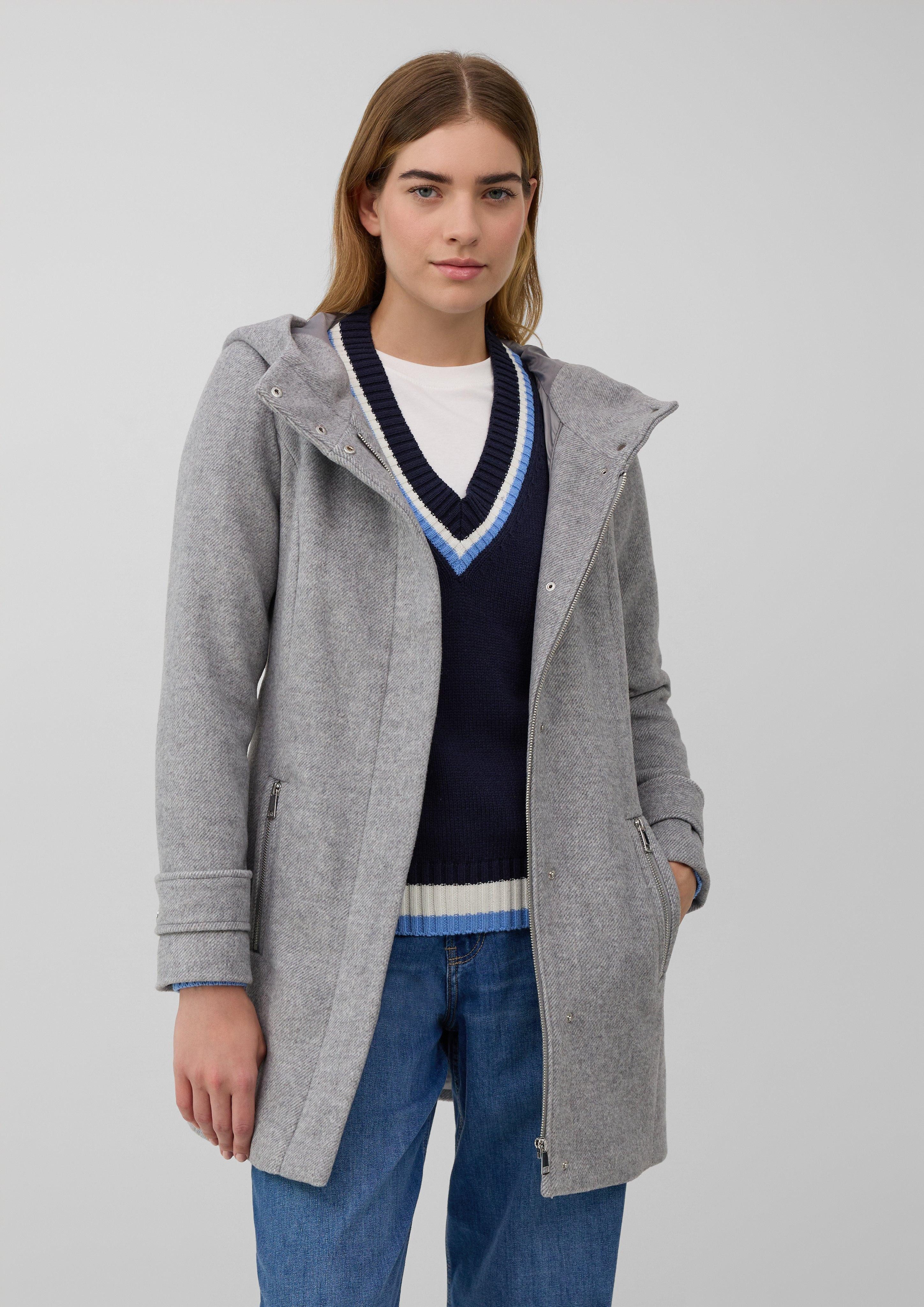 s.Oliver Funktionsmantel Wollmix-Mantel im Slim Fit günstig online kaufen