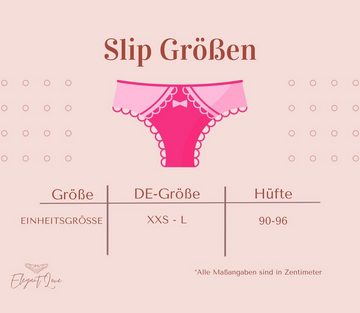 Elegant Love String-Ouvert Tanga Spitze Ouvert-String, Panty für Damen, Höschen mit Perlen sexy Reizwäsche, Lingerie, Dessous & Unterwäsche