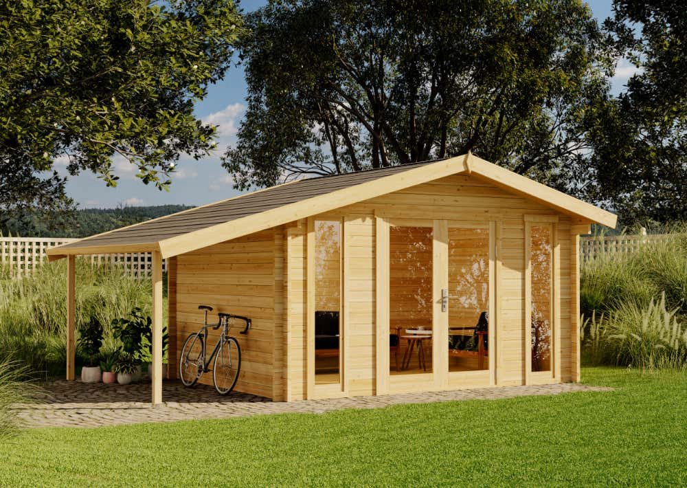 Thumbnail - Alpholz Gartenhaus Holz Mirko Modern D, BxT: 521x350 cm