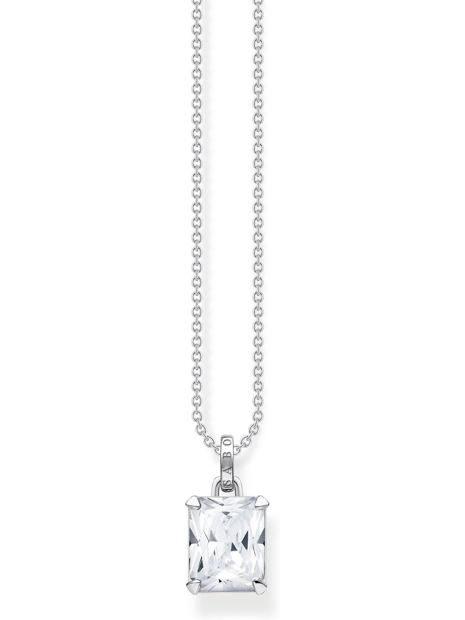 THOMAS SABO Silberkette Thomas Sabo Damen-Kette 925er Silber Zirkonia