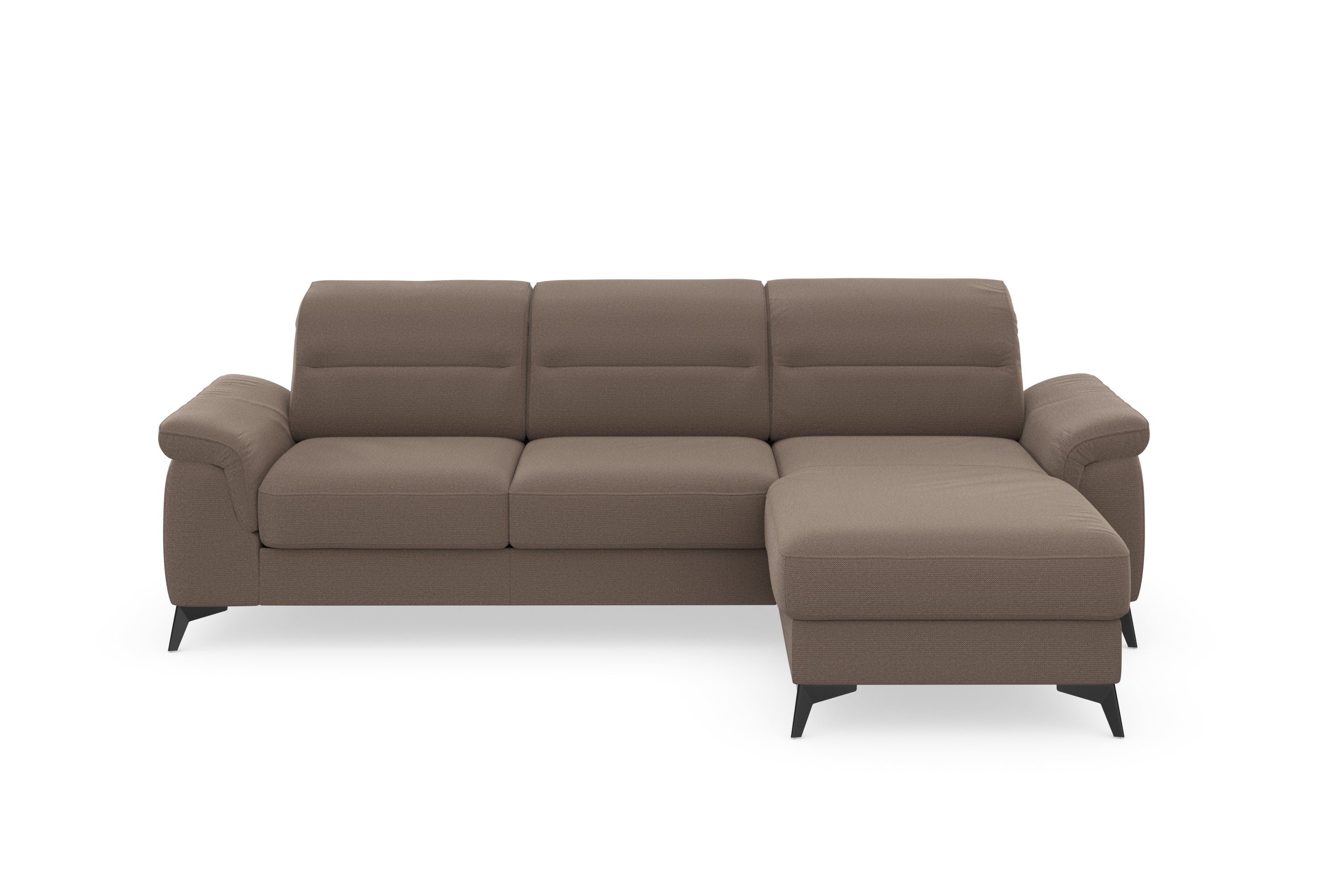 sit&more Ecksofa Sinatra, mit Recamiere, optional Armteilfunktion mit Kopfteilverstellung und