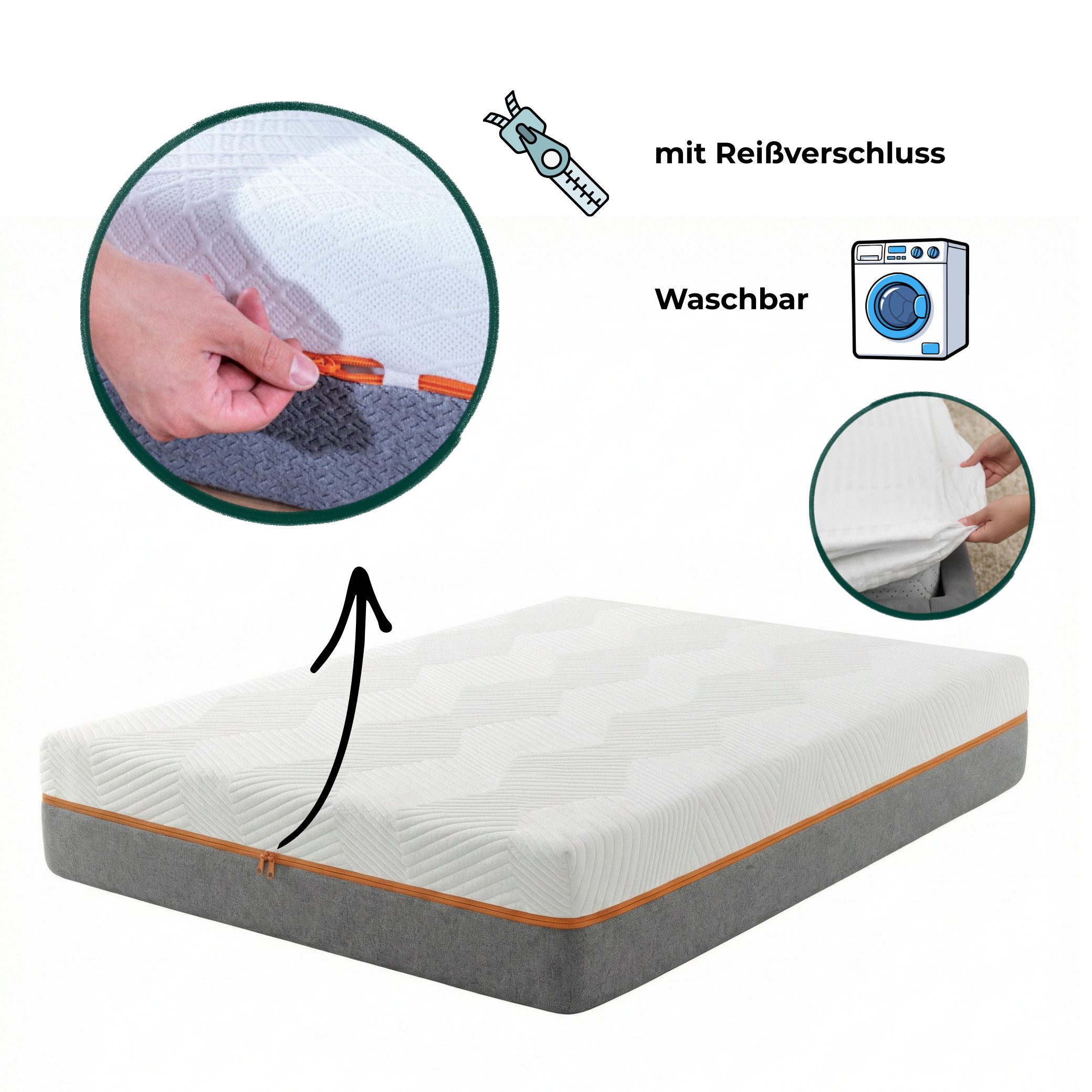 Kindermatratze Kaltschaummatratze für Baby Reisebett Matratzen Hochbett Minion, gowoll, 22 cm hoch, (Antibakteriell, Kompatibel für Hausbett Babybett Ausziehbett und Kinderbett), Babymatratze