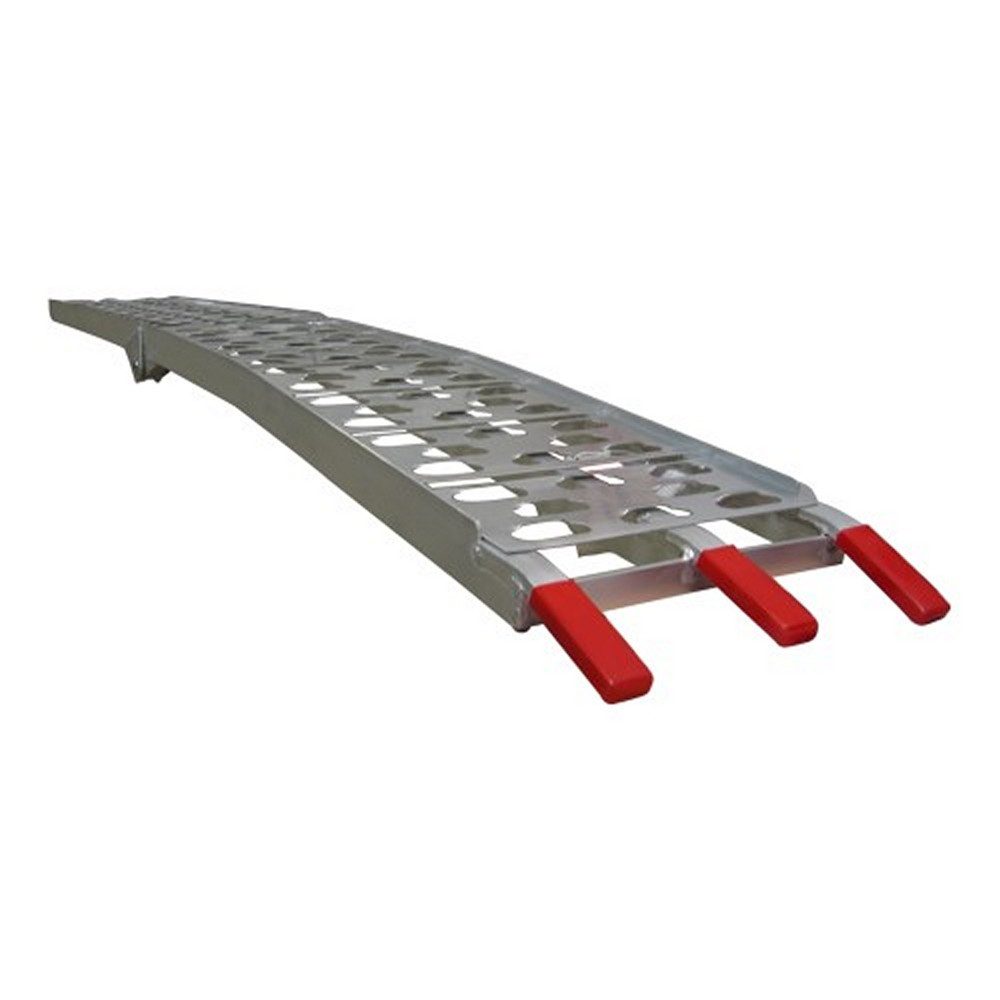 Grafner Auffahrrampe Auffahrrampe Aluminium Verladerampe klappbar 226x29,5cm 340kg, Belastbar bis 340 kg, klappbar
