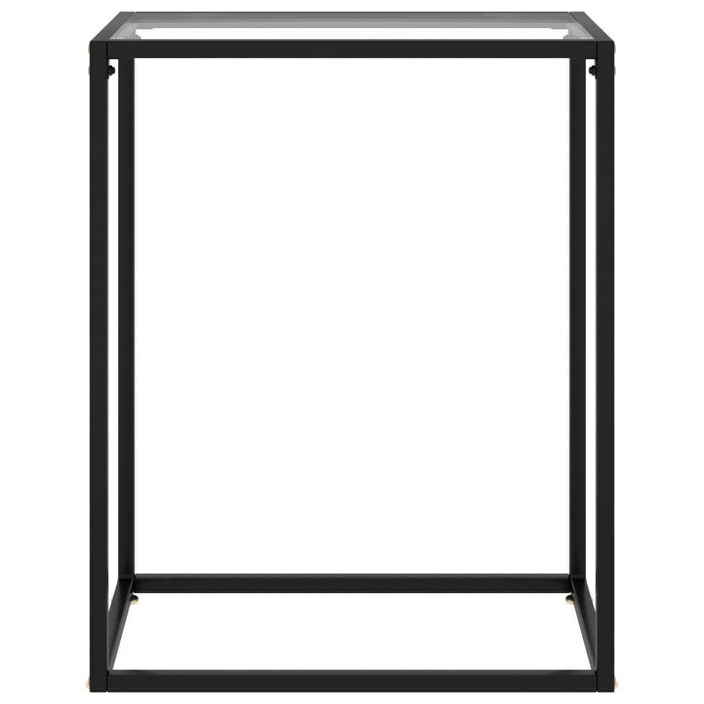 furnicato Konsolentisch Transparent 60x35x75 cm Hartglas (1-St) günstig online kaufen
