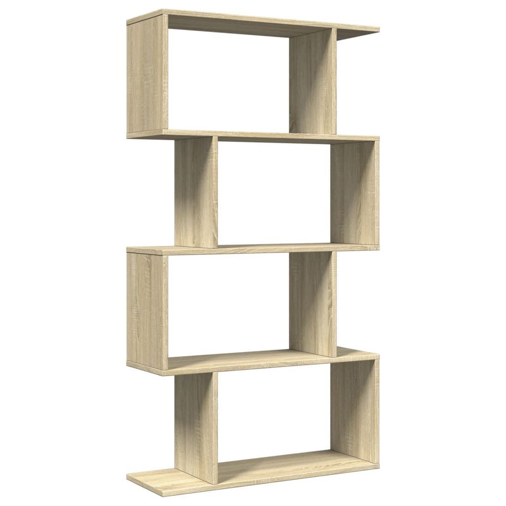 vidaXL Bücherregal Raumteiler-Bücherregal 4 Böden Sonoma-Eiche günstig online kaufen