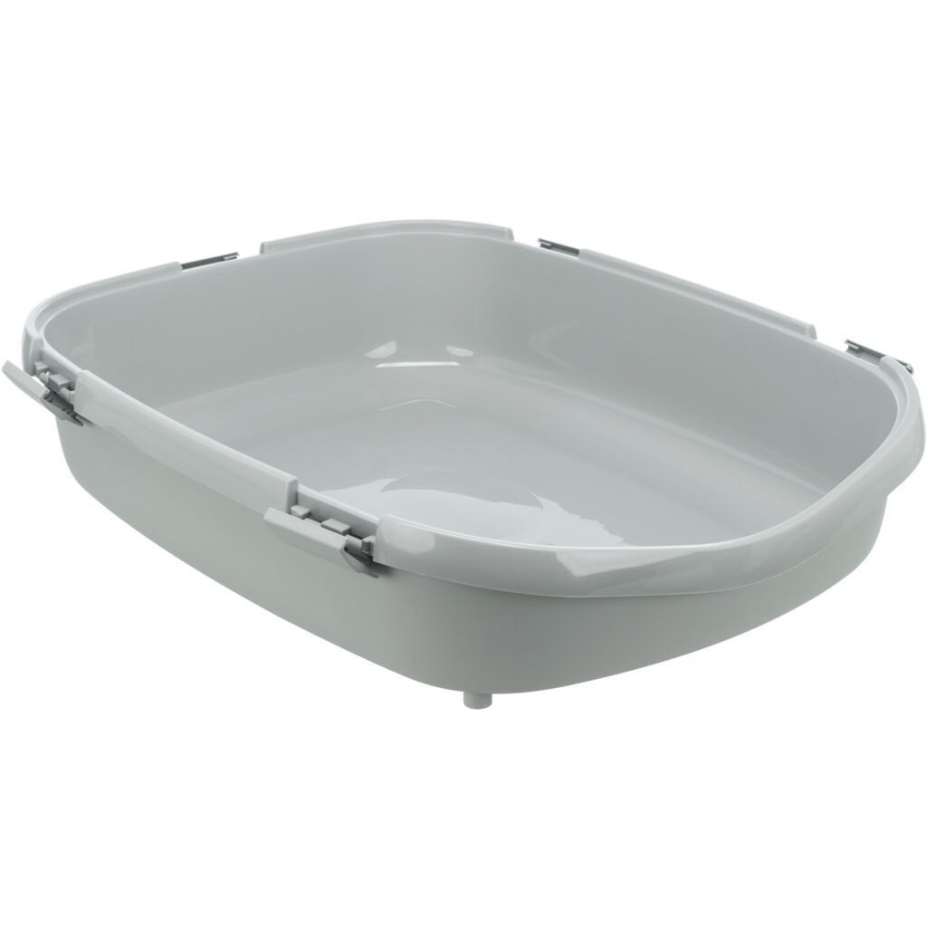 TRIXIE Katzentoilette Katzentoilette Primo XXL Top - grau/weiß - 56 × 47 × 71 cm