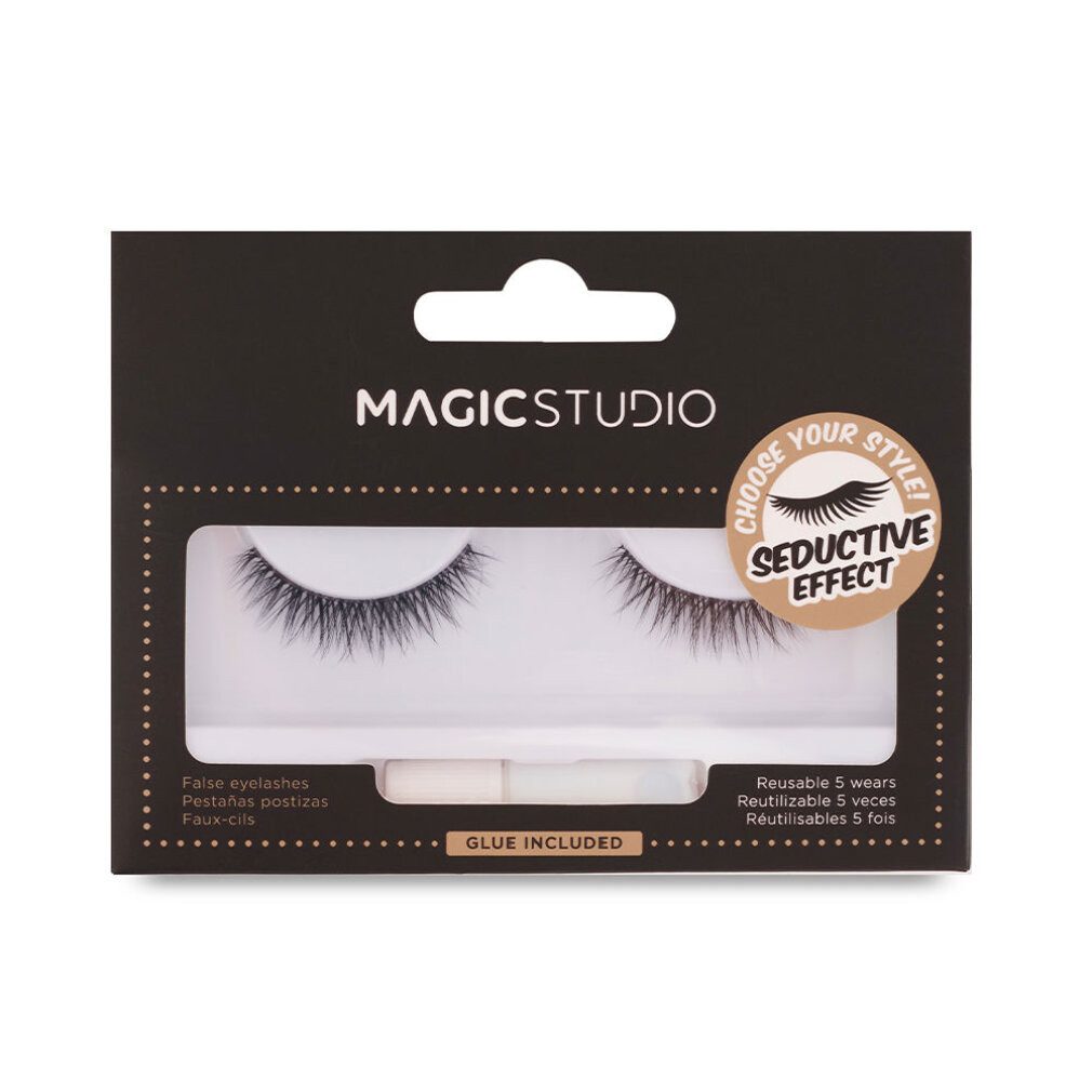 Magic Studio Einzelwimpern Magic Studio Powerful Cosmetics Vegan Seductive Effect 1 U