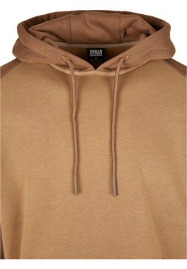 URBAN CLASSICS Sweater Urban Classics Herren 2-Tone Fake Raglan Hoody (1-tlg)