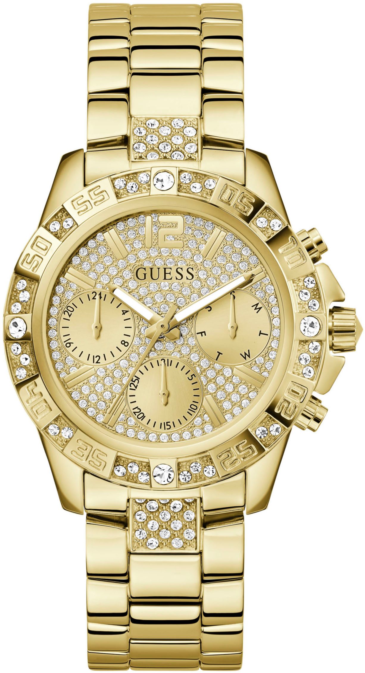Guess Multifunktionsuhr MAJESTY GW0771L2, Quarzuhr, Armbanduhr, Damenuhr, D günstig online kaufen