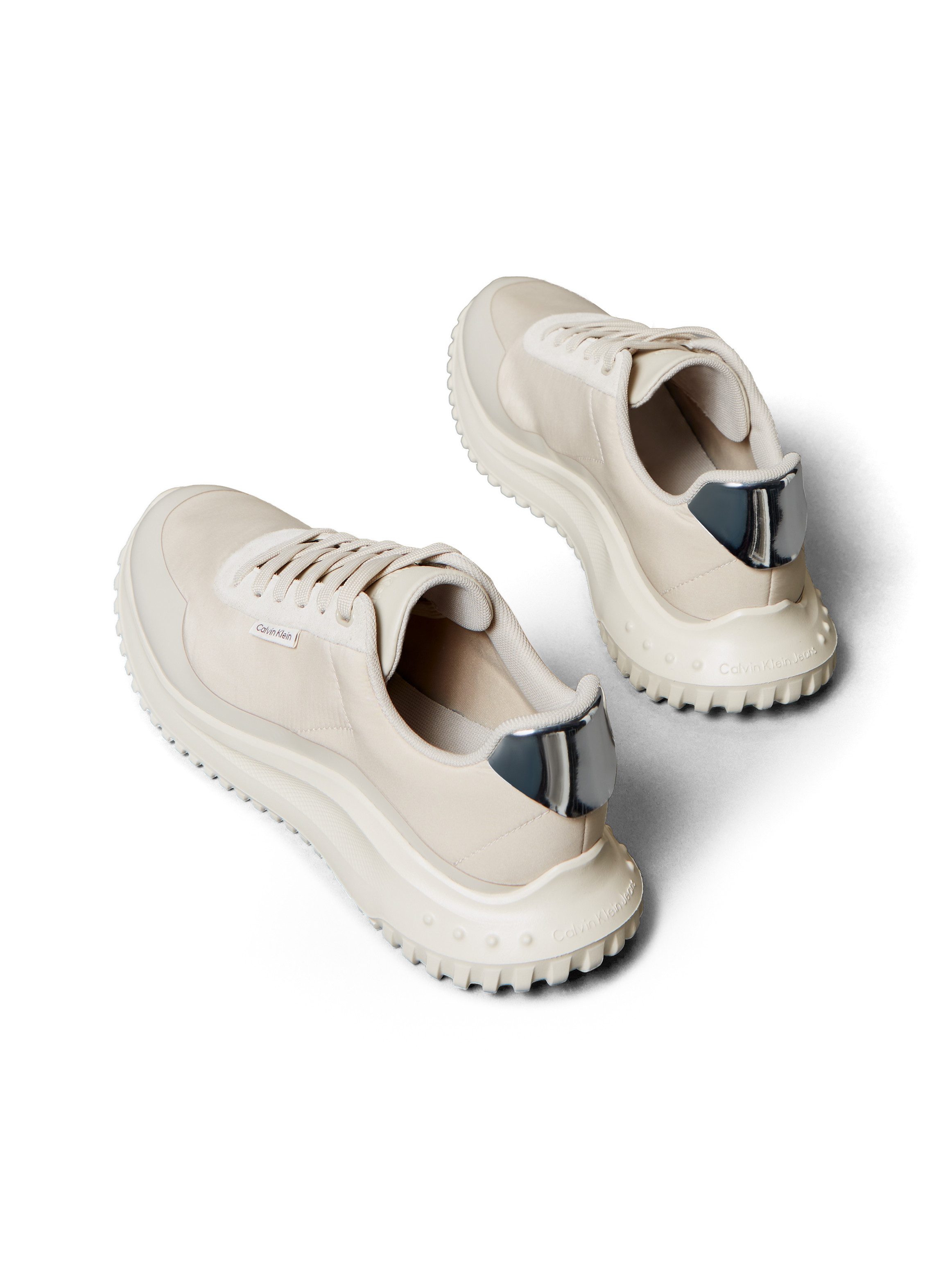 Calvin Klein Jeans EVA RUNNER LACE UP MAT MIX Sneaker Halbschuh, Freizeitschuh, Schnürschuh mit leichter Profilsohle