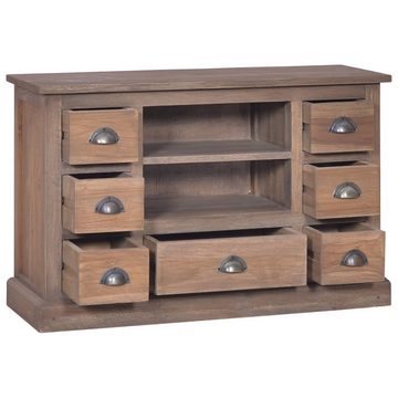 vidaXL Anrichte Sideboard 90x30x58 cm Teak Massivholz