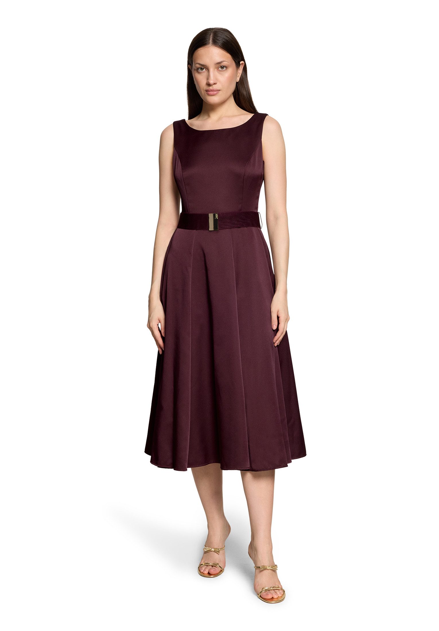 Cocktailkleid Damen mit Gürtel