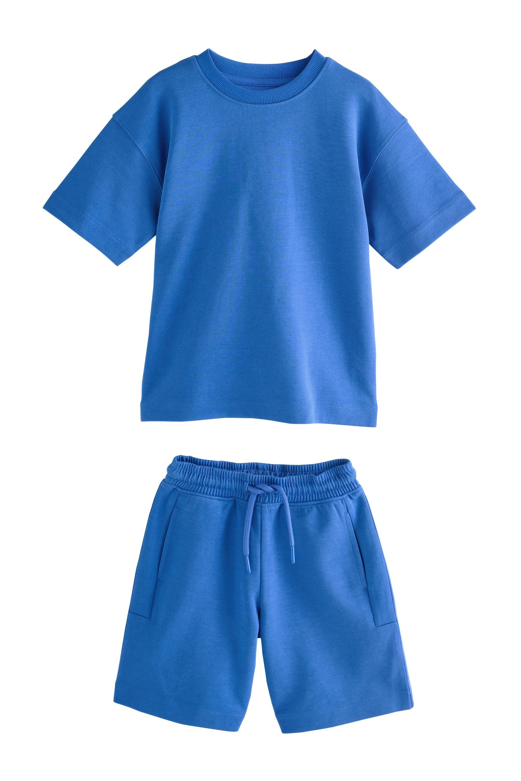 Next T-Shirt & Shorts Relaxed Fit T-Shirt und Shorts, Set (2-tlg)