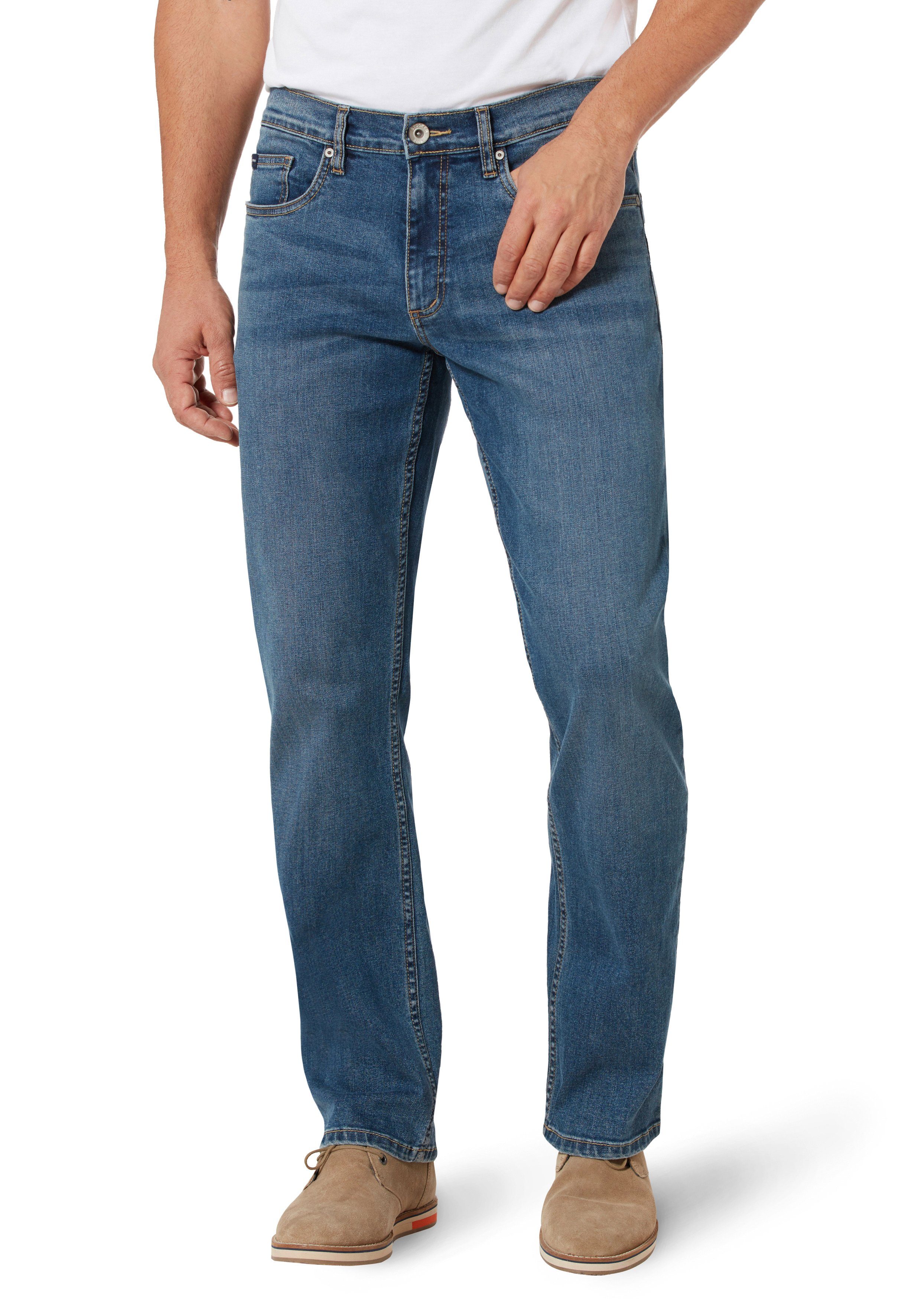 Straight-Jeans Frisco Herren Stretch Jeans - verschiedene Farben