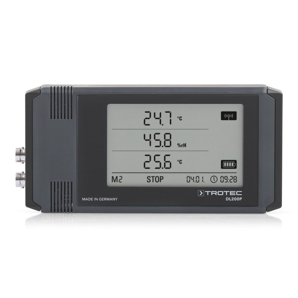 TROTEC Klimamesser anthrazit TROTEC DL200P Profi-Datenlogger