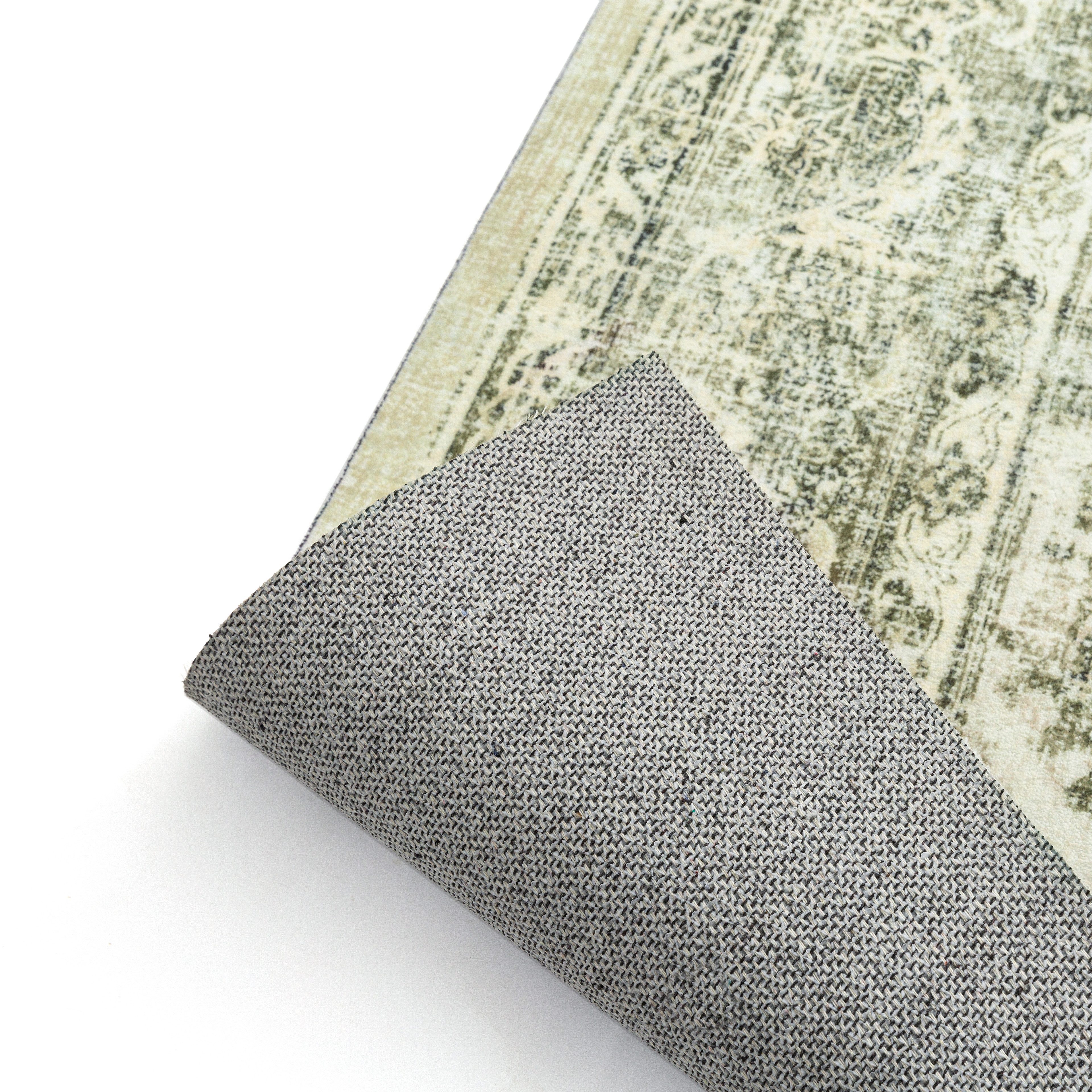 PURECOZY Teppich Moderner Boho-Stil, Kurzflor & Weich, waschbar & pflegeleicht, Rechteckig, Höhe: 6.1 mm, Rechteckig, geeignet für verschiedene Innenräume