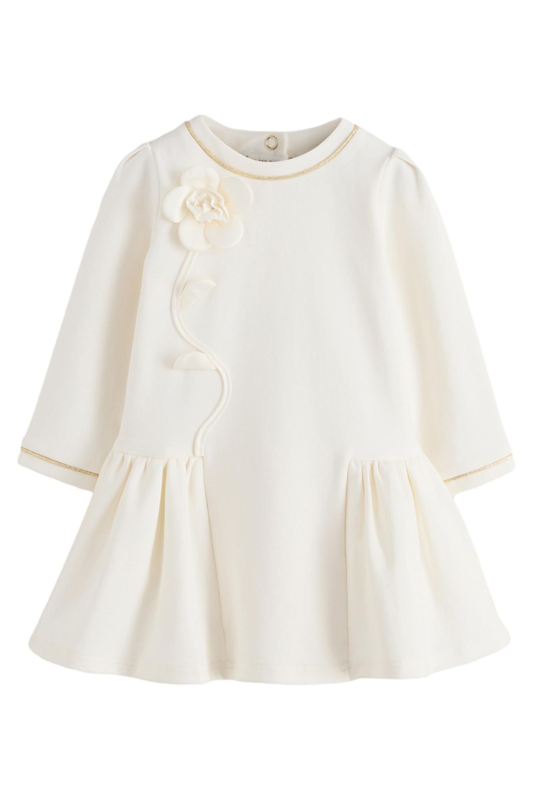 Baker by Ted Baker Blusenkleid Baker by Ted Baker Ponte-Kleid mit 3D-Blumendesign (1-tlg)