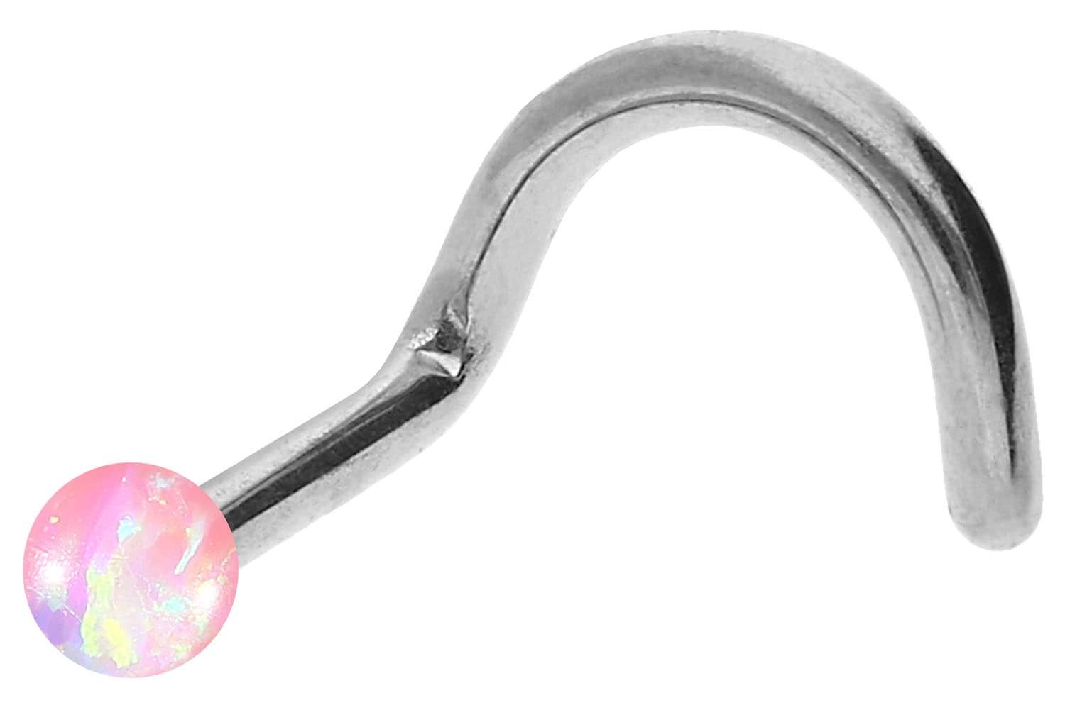 PIERCINGLINE Nasenpiercing Titan Nasenstecker Spirale SYNTHETISCHER günstig online kaufen